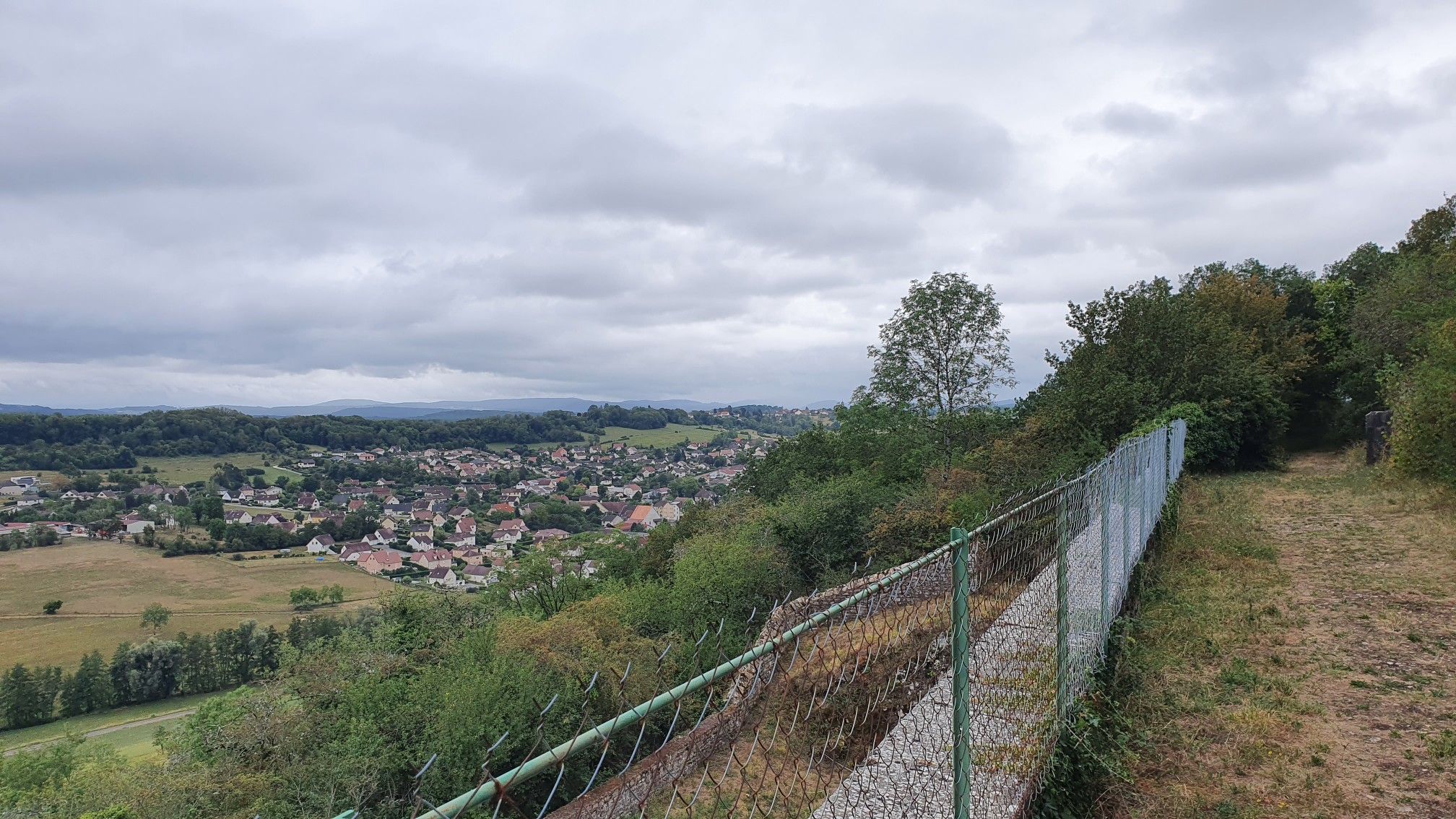 depuis le fort de pouilley 