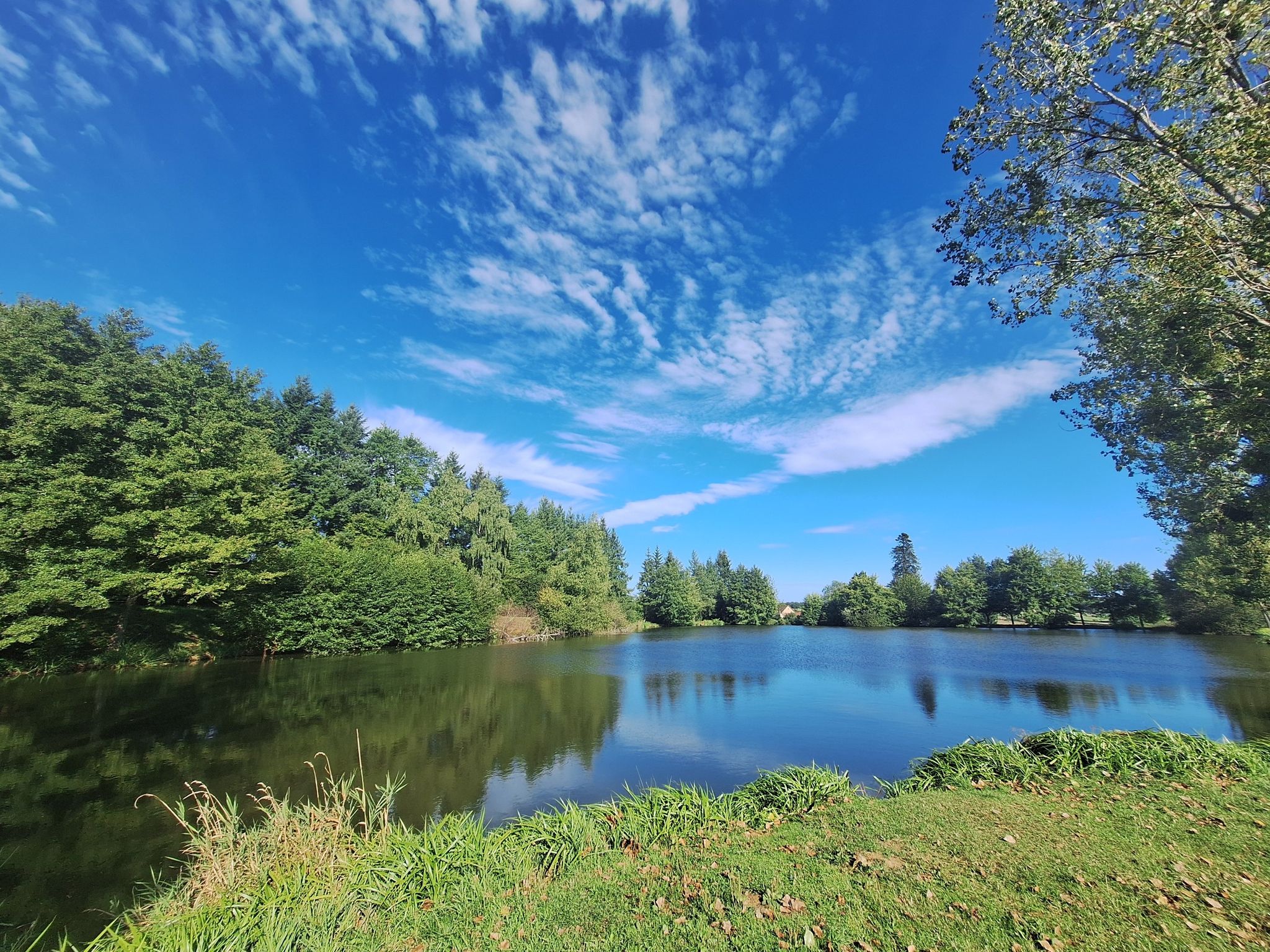 halverwege de wandeling