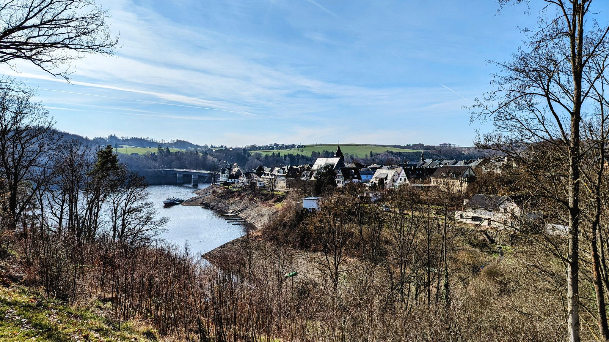 Ausblick auf Saalburg