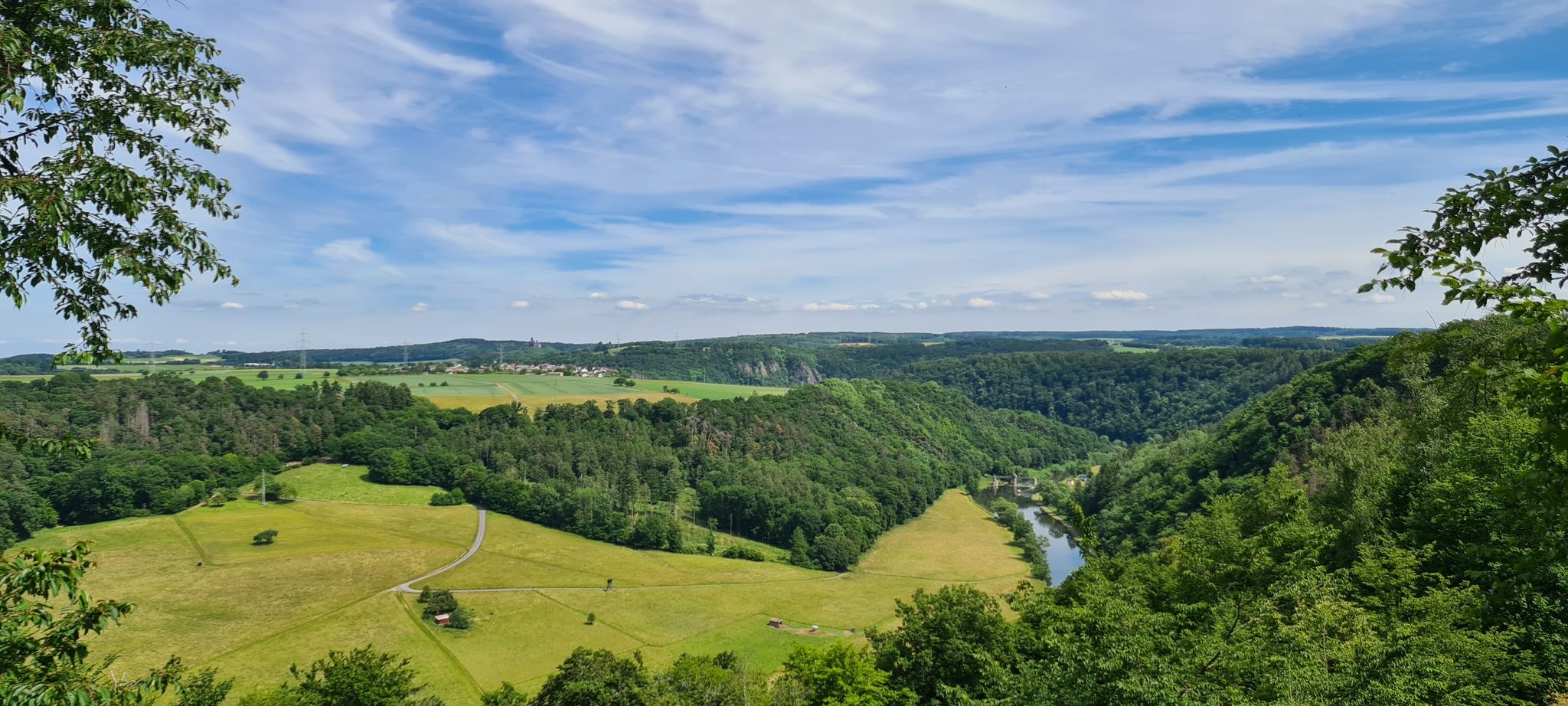 Tolle Aussicht Cramberg Lahn