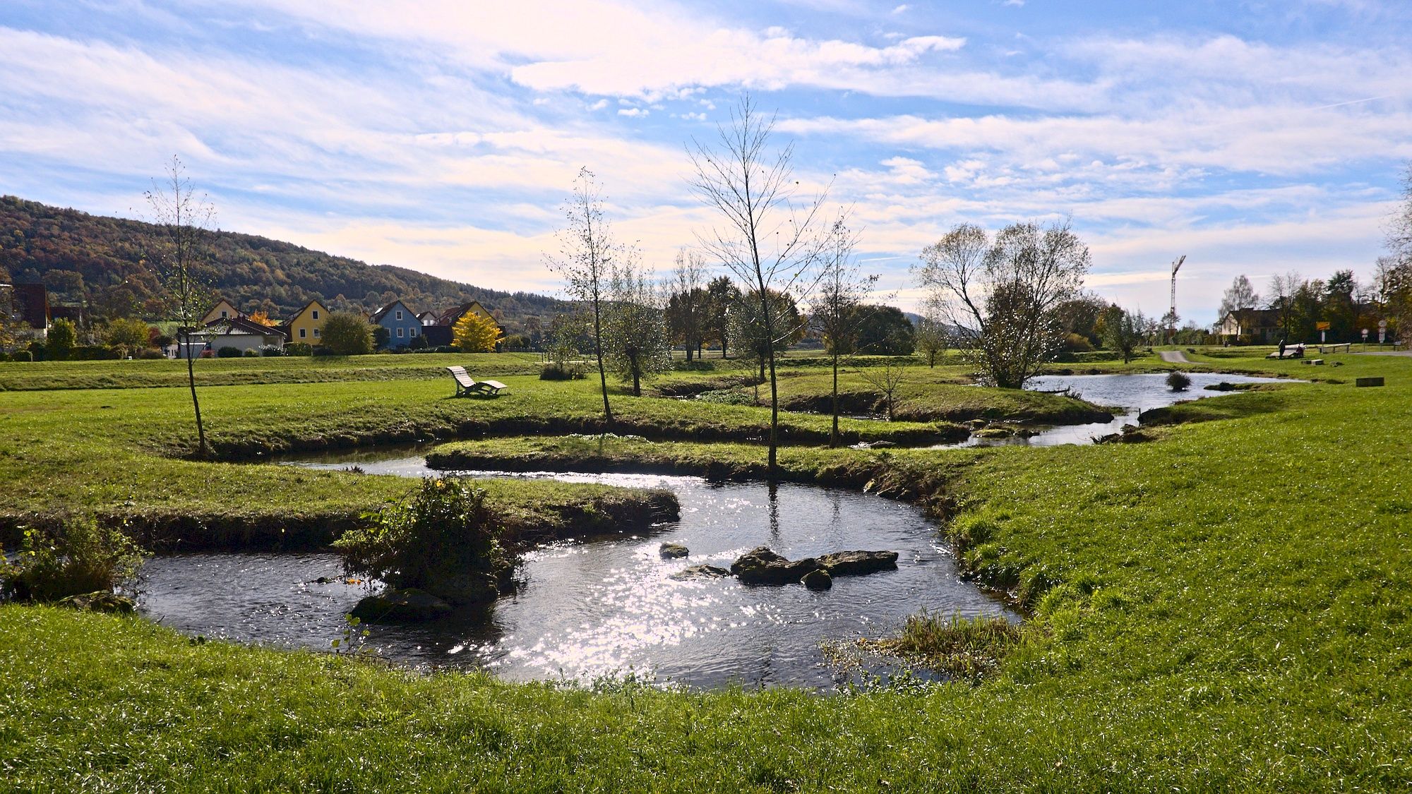 Hochwasserfreilegung an der Wiesent in Ebermannstadt