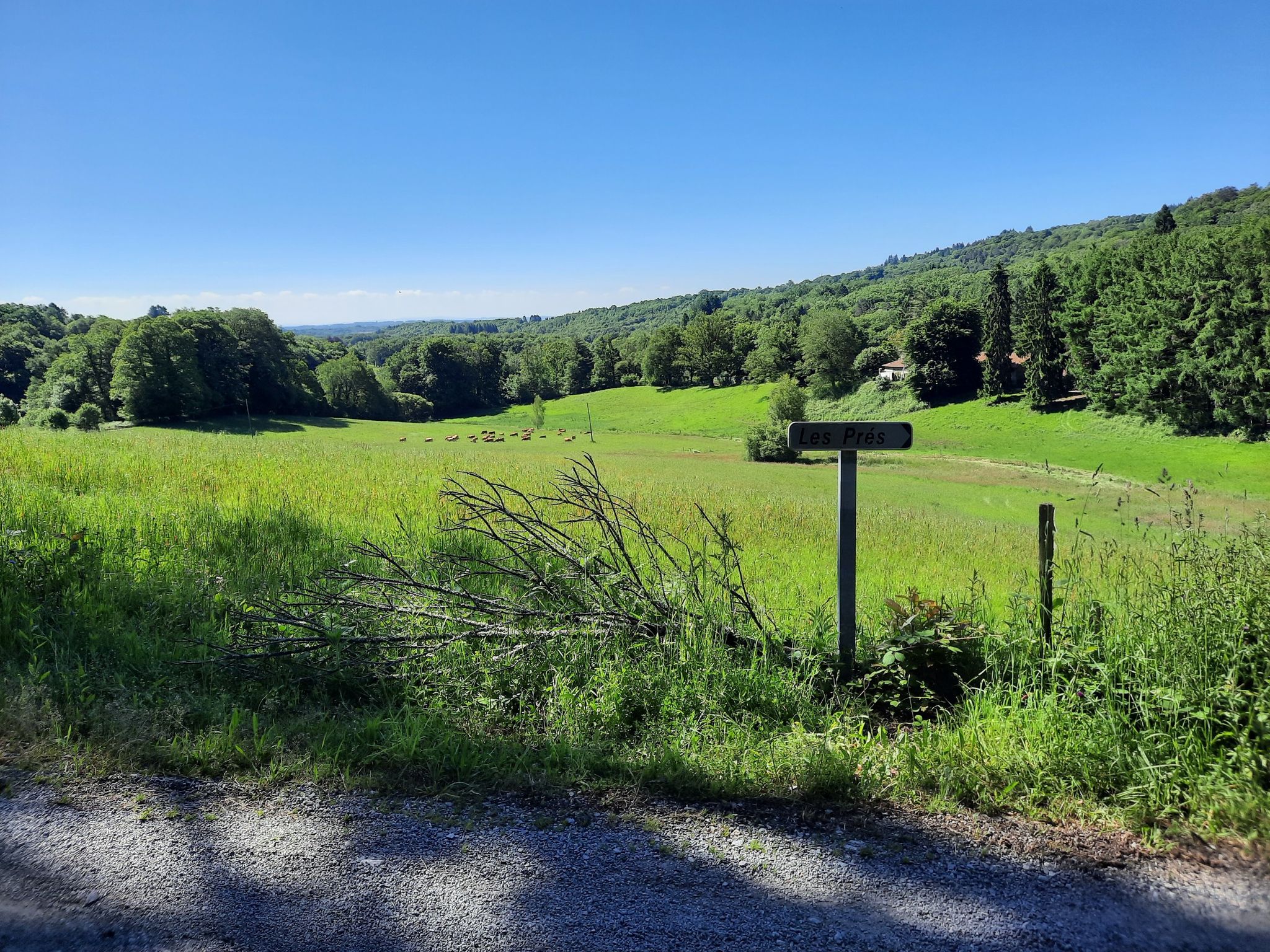 vue panoramique à partir du hameau des Prés
