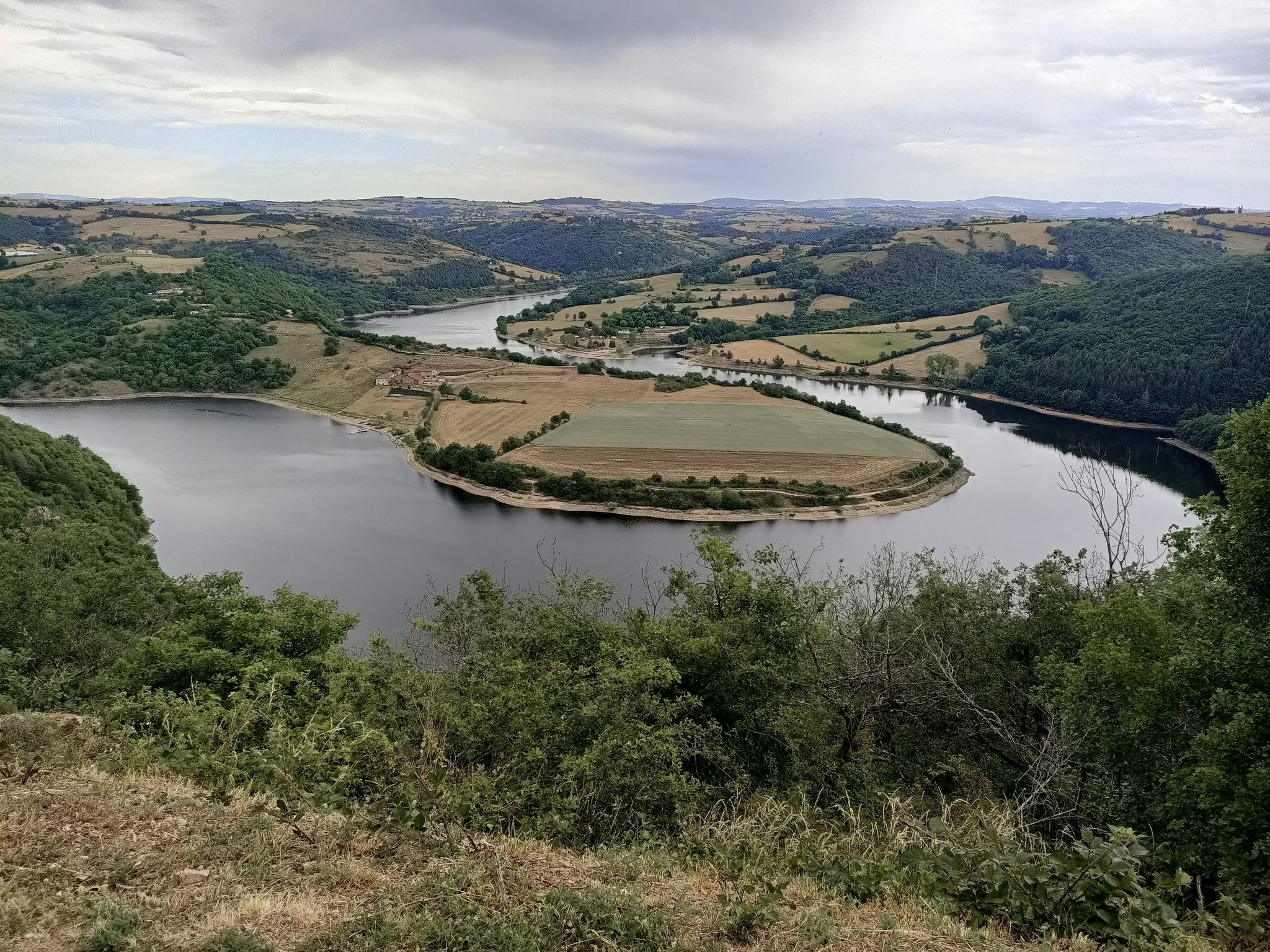 Méandres de la Loire.   Vue du Pet d'âne
