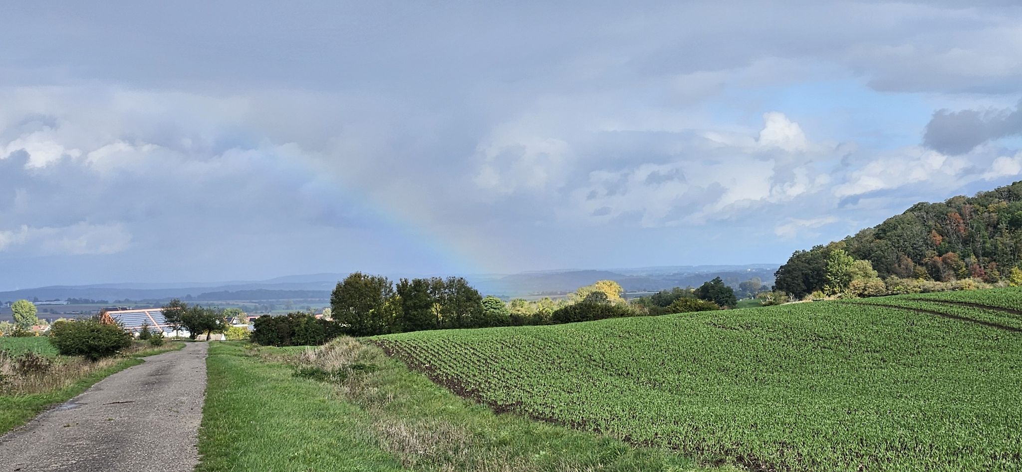 Kleiner Regenbogen vorraus