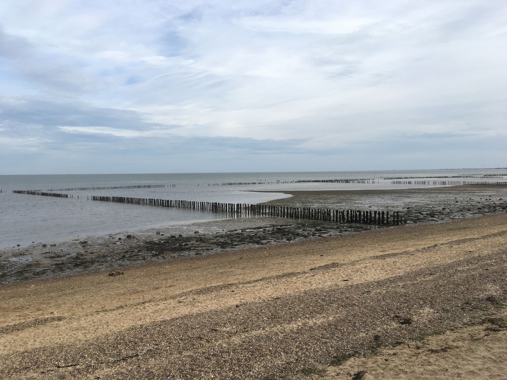 Quiet sea in the afternoon