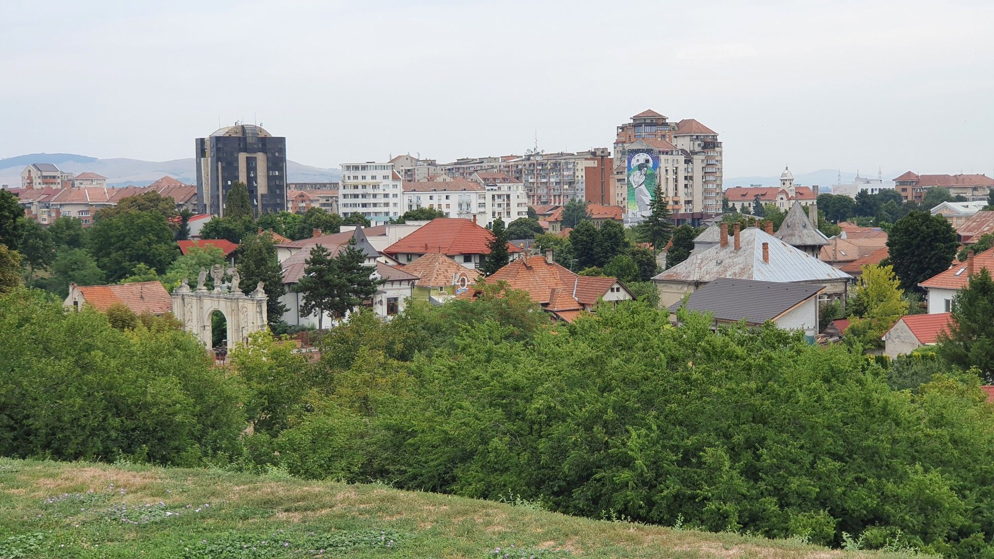 Sicht auf die neue Stadt