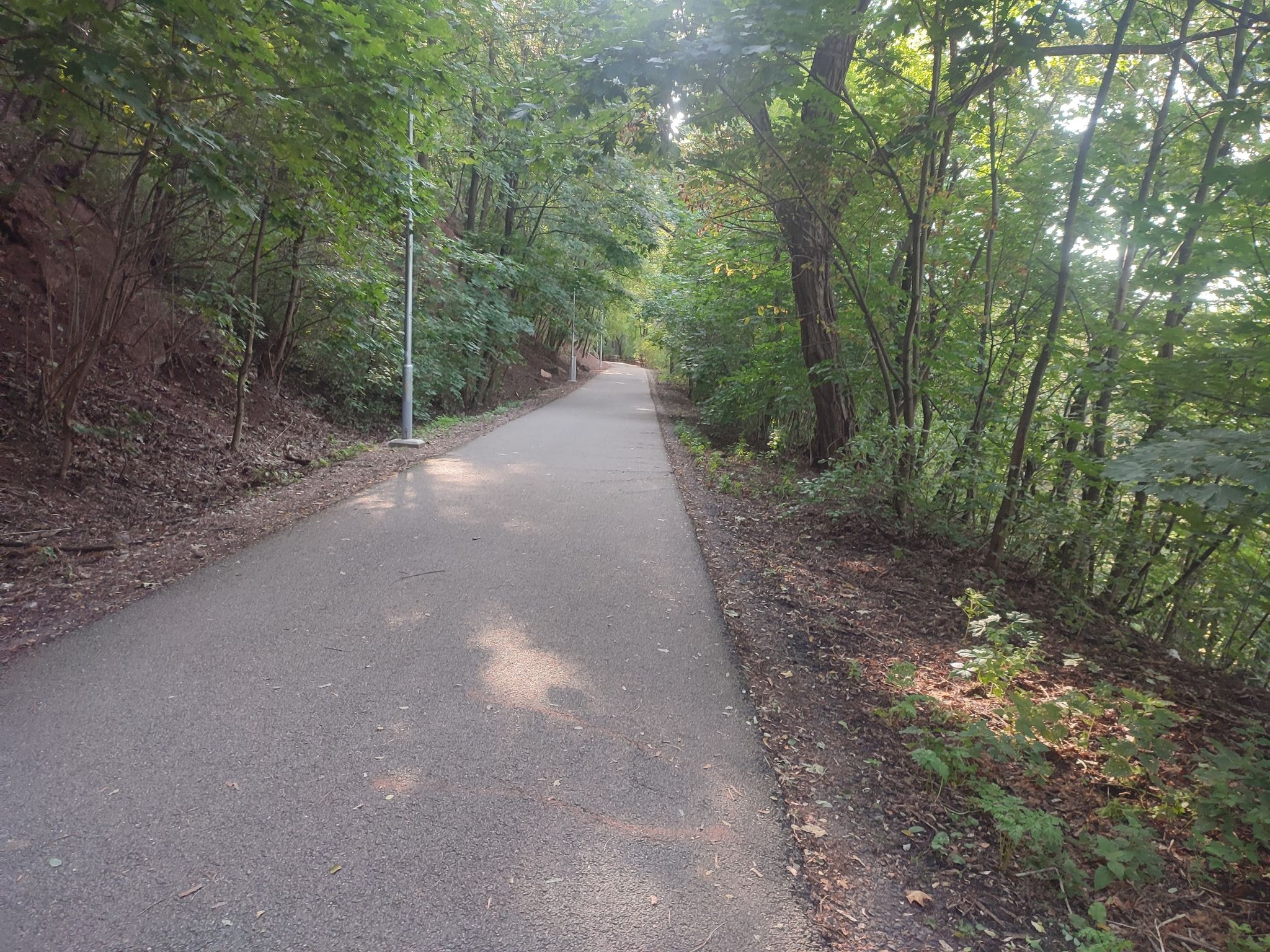 Radweg zum Stausee