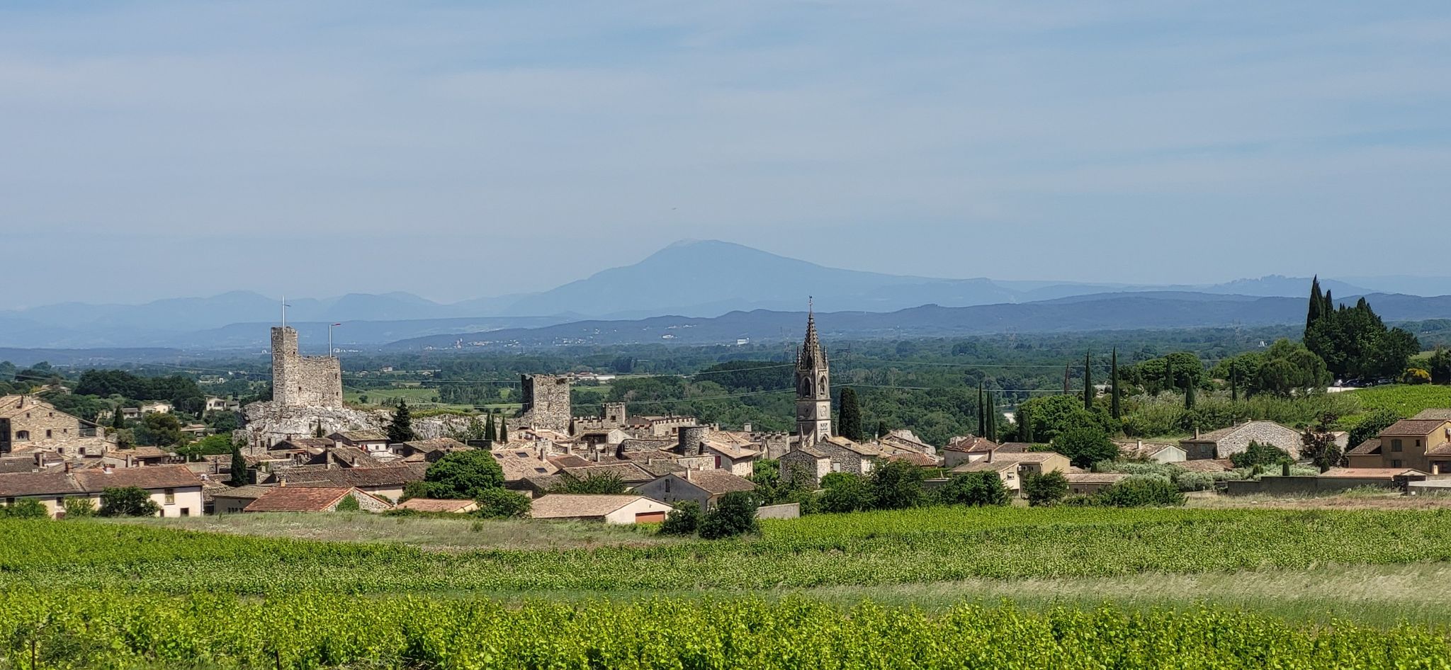 uitzicht op Aiguèze en de Cabanon