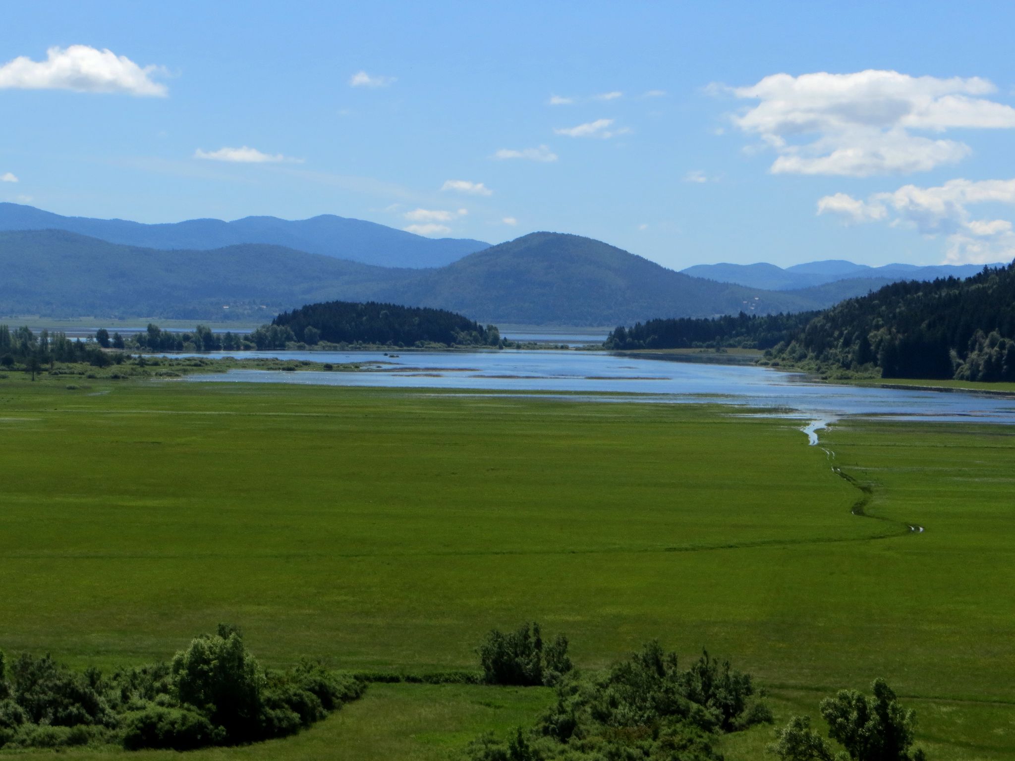 View to Lake Cerknica