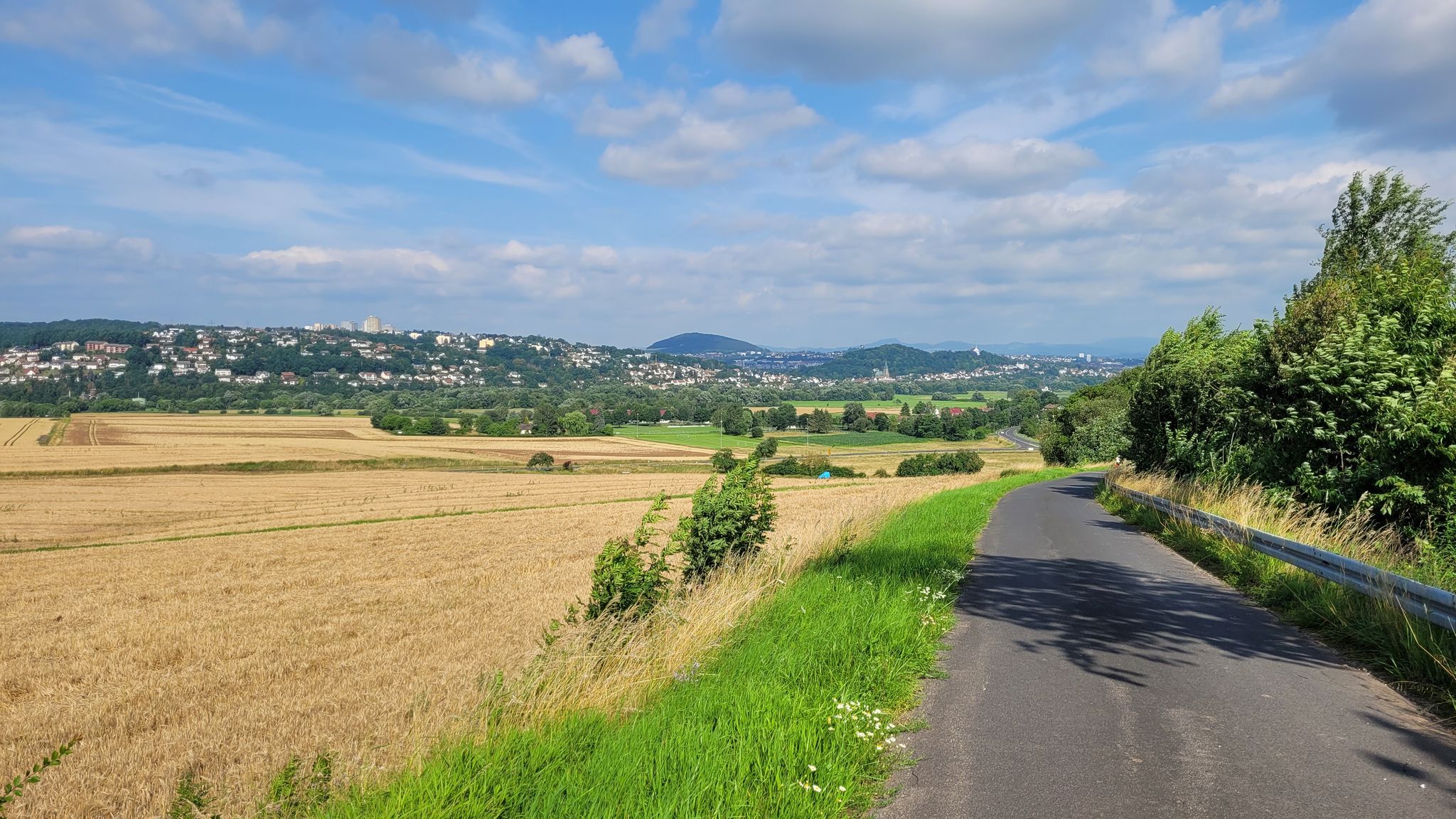 Blick vom Maberzeller Berg nach Fulda