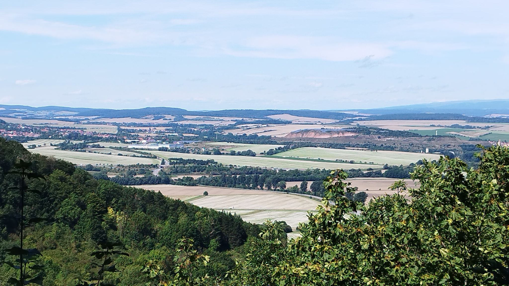 Ausblick von der Burg Lohra