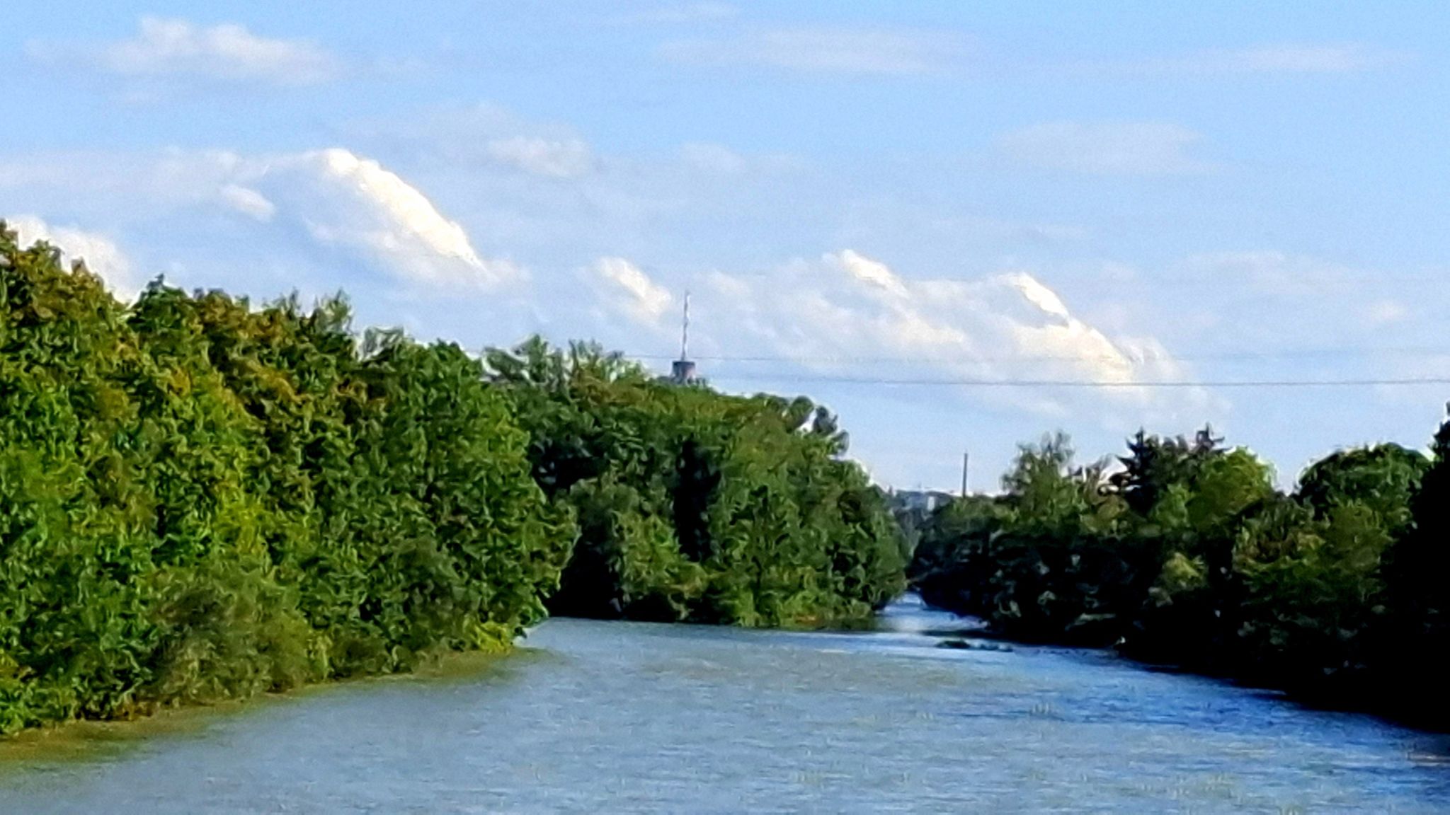 Zusammenfluss von Lech und Wertach