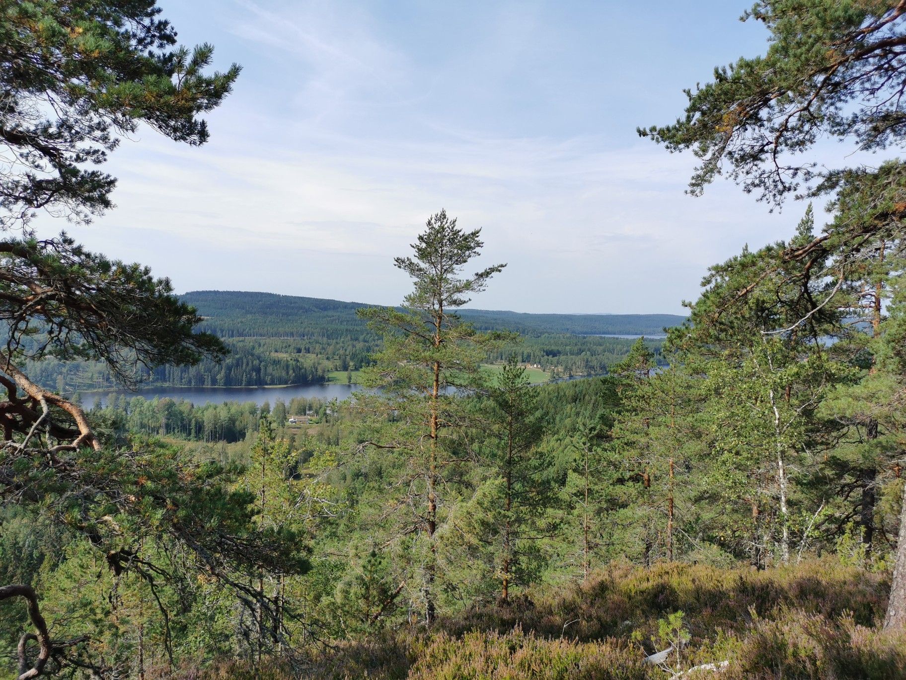 Blick auf den Björken und Blick auf Björken u. Sängen