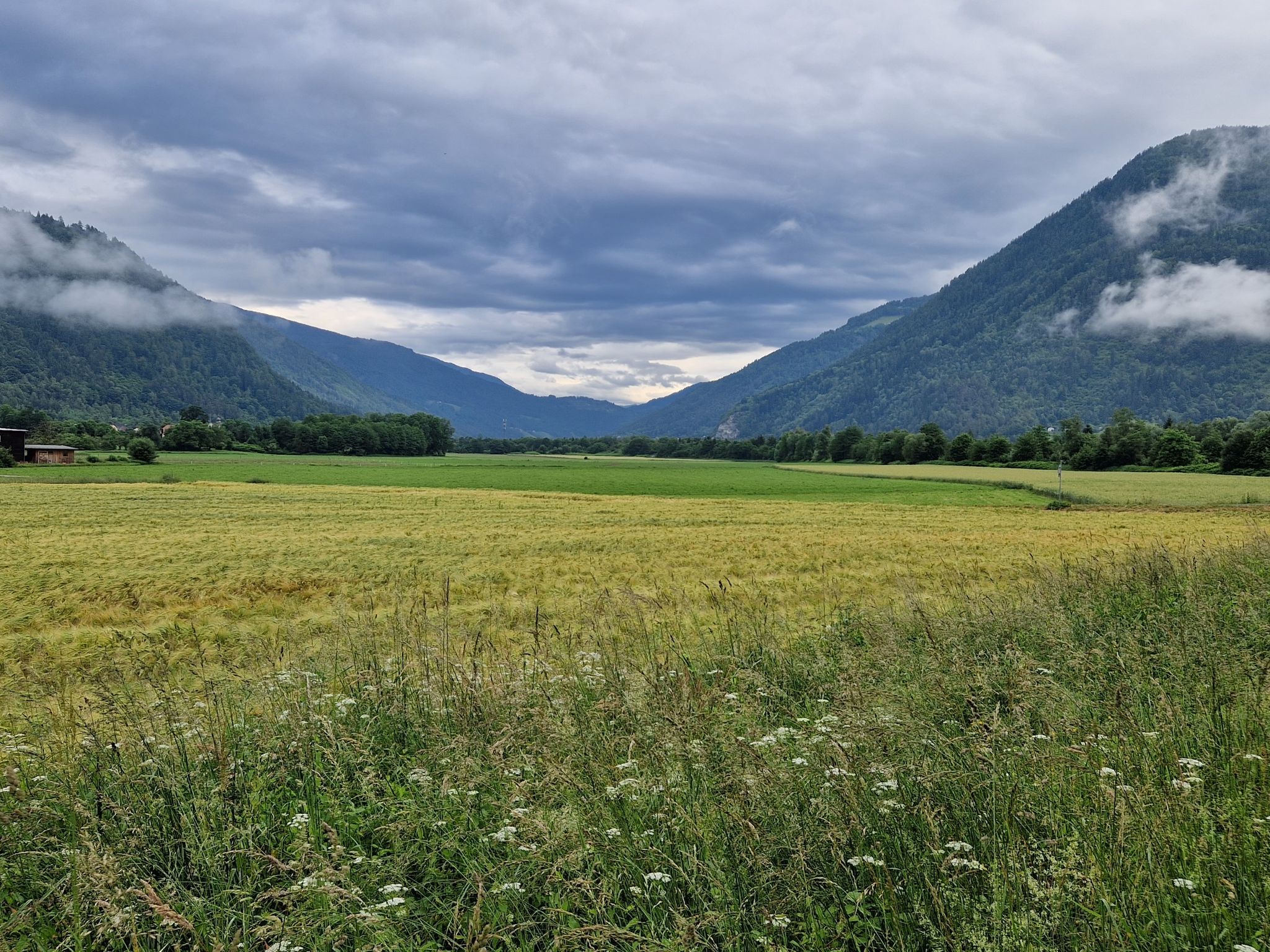Blick nach Treffen
