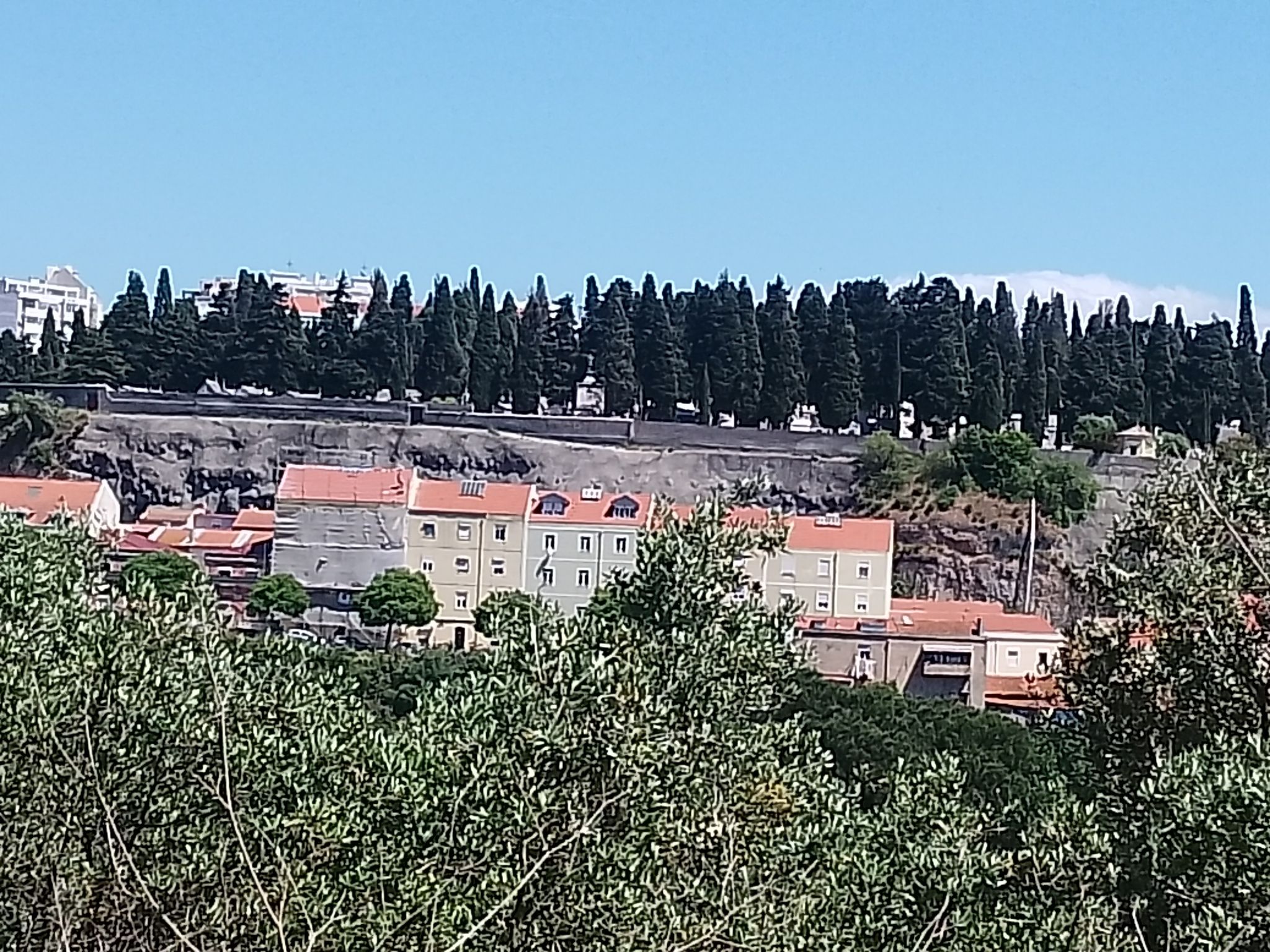 der Friedhof von der anderen Seite