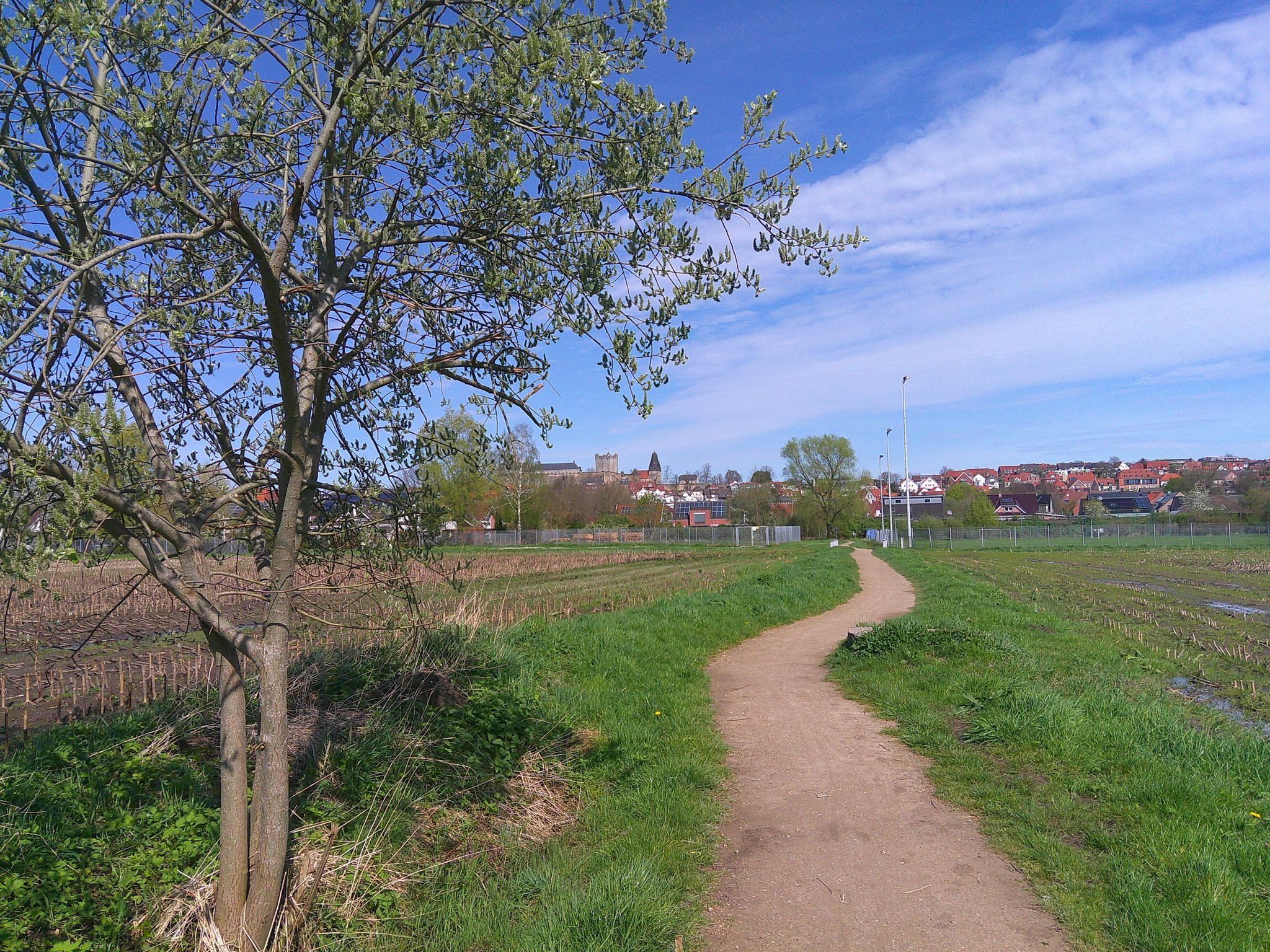 Fernblick auf Burg Bad Bentheim