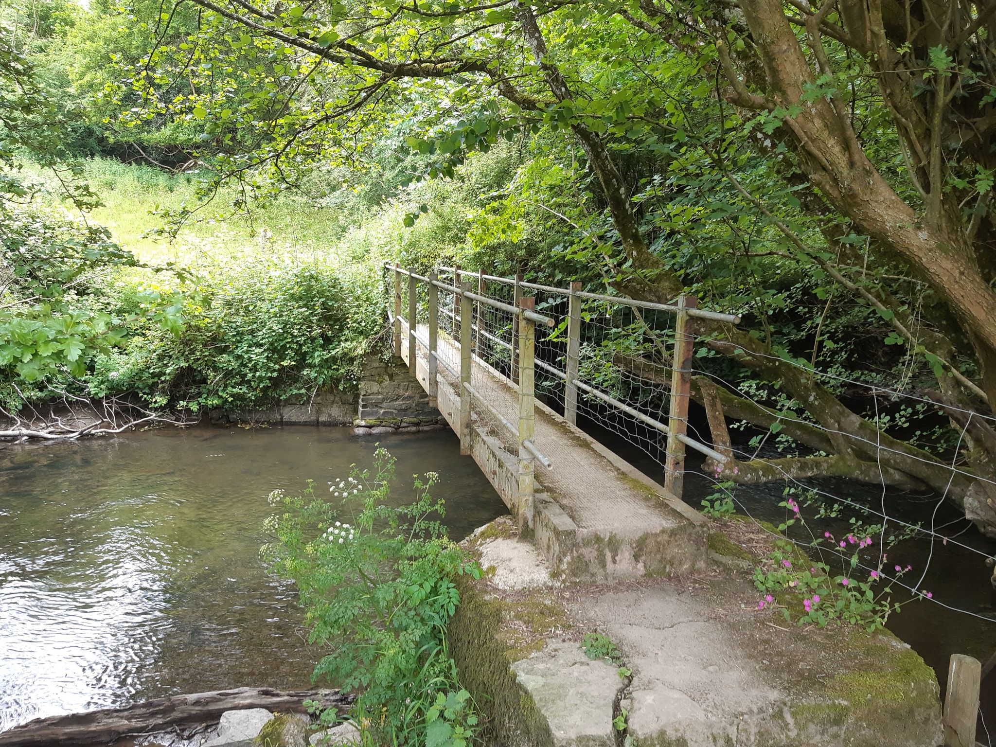 Footbridge over the River Arrow