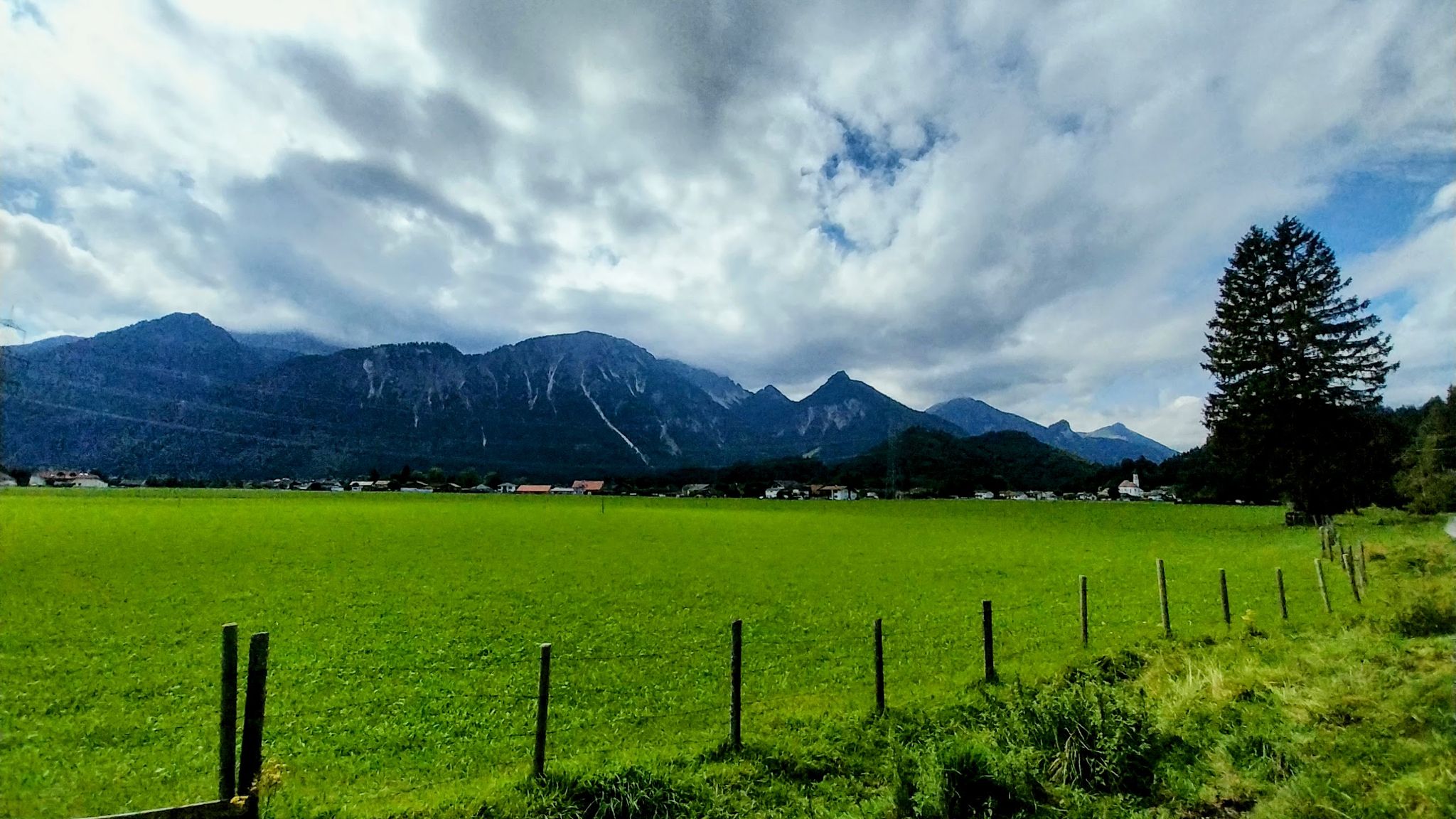 Blick zurück nach Unterpinswang