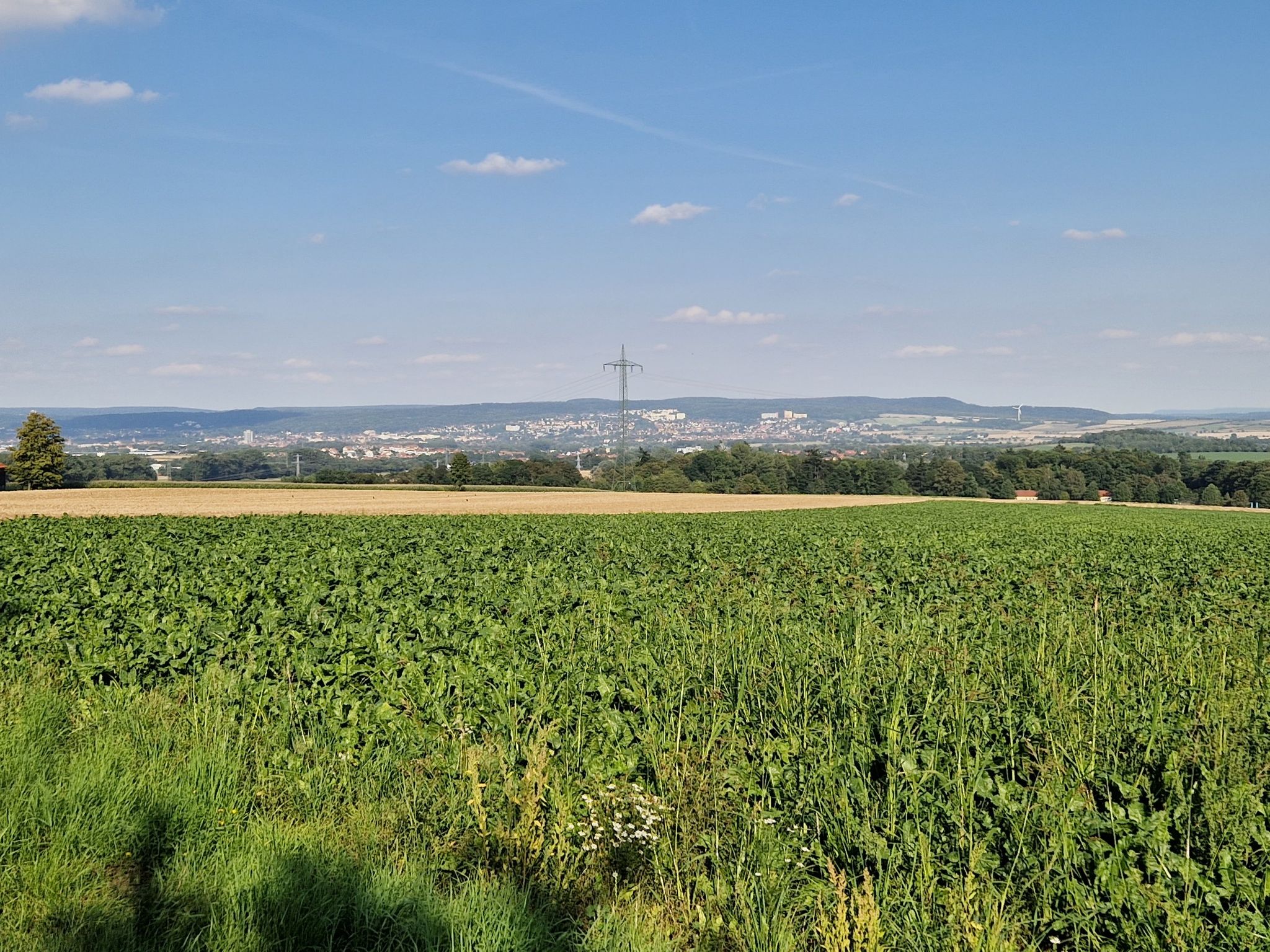 ...Blick auf Göttingen