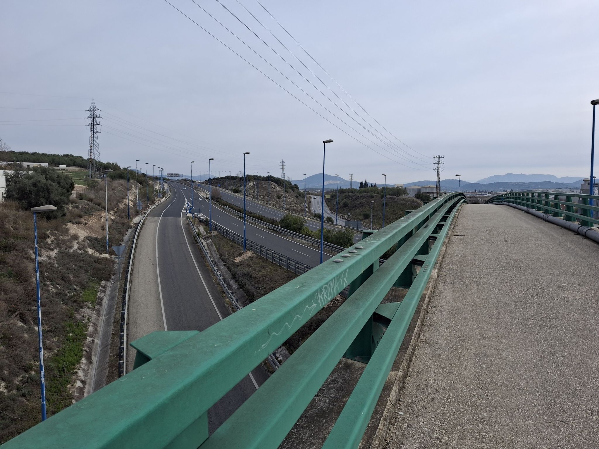 snelweg over bij Lucena