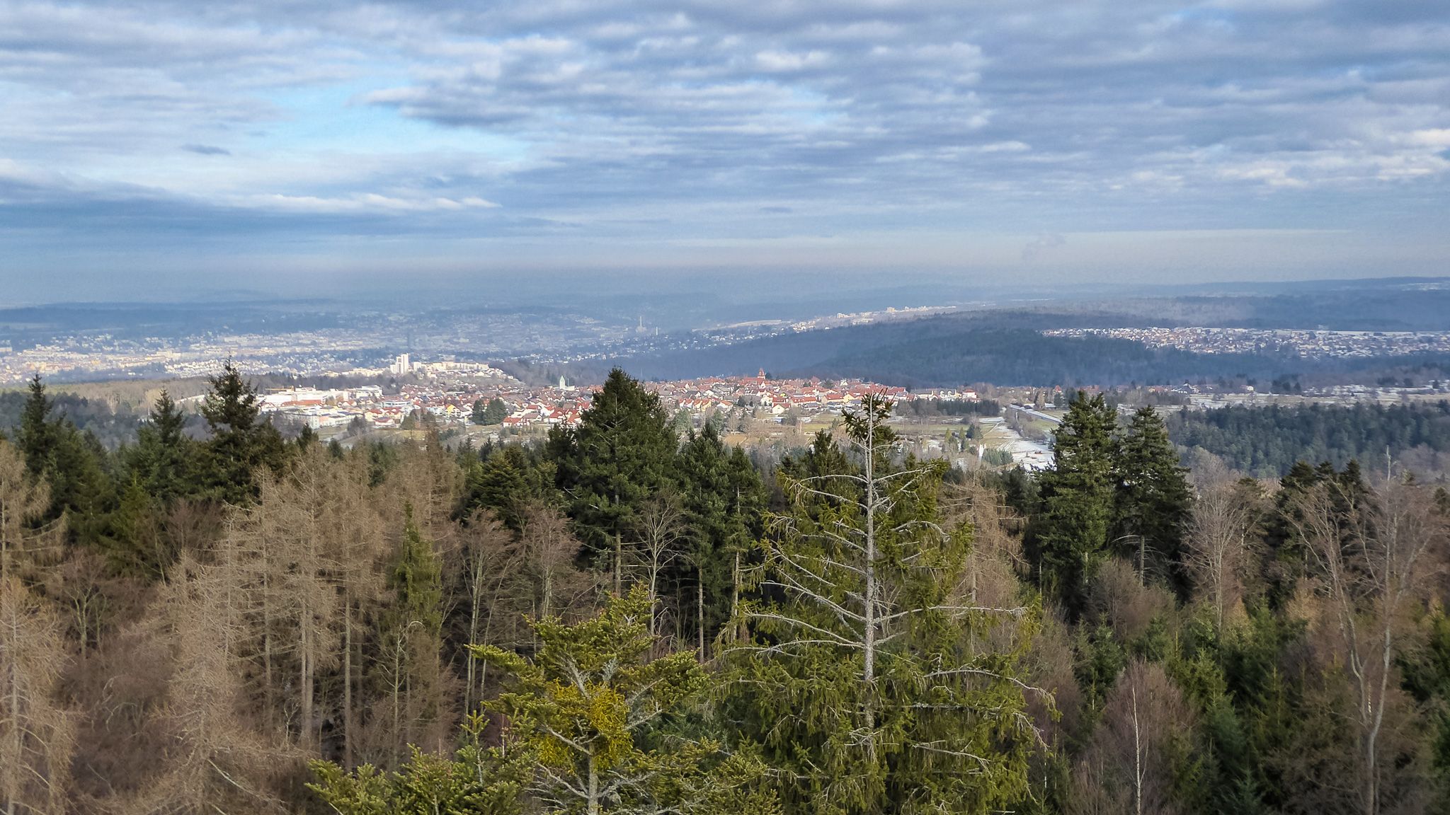Blick vom Büchenbronner Aussichtsturm