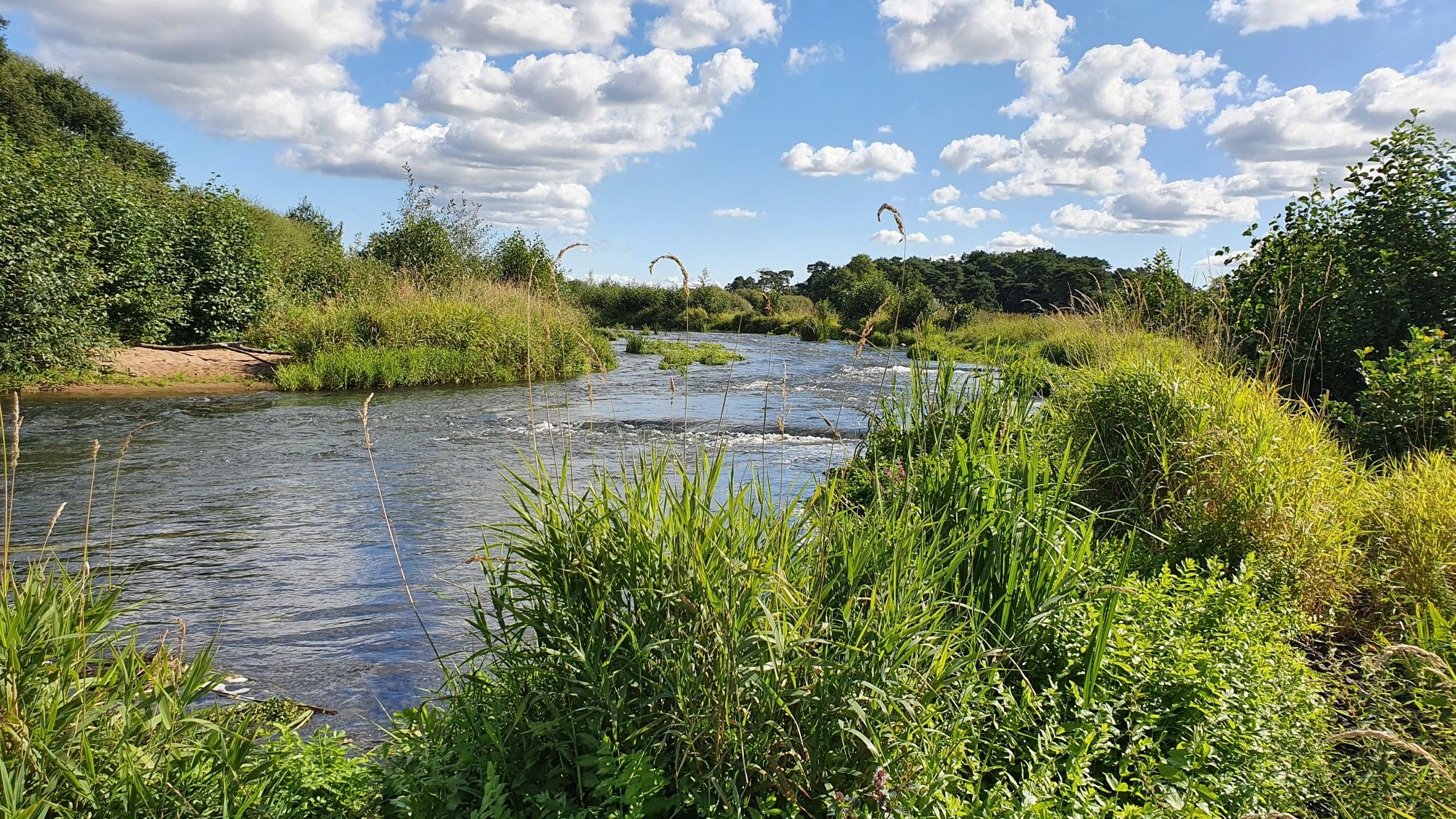 Stromschnellen an der Wümme