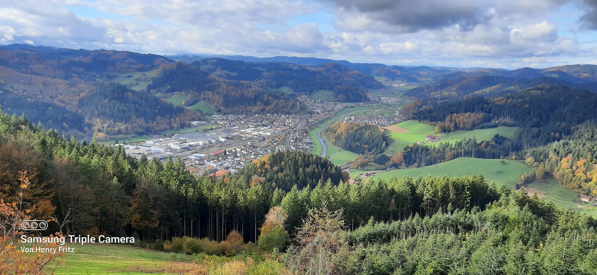 Blick auf Hausach