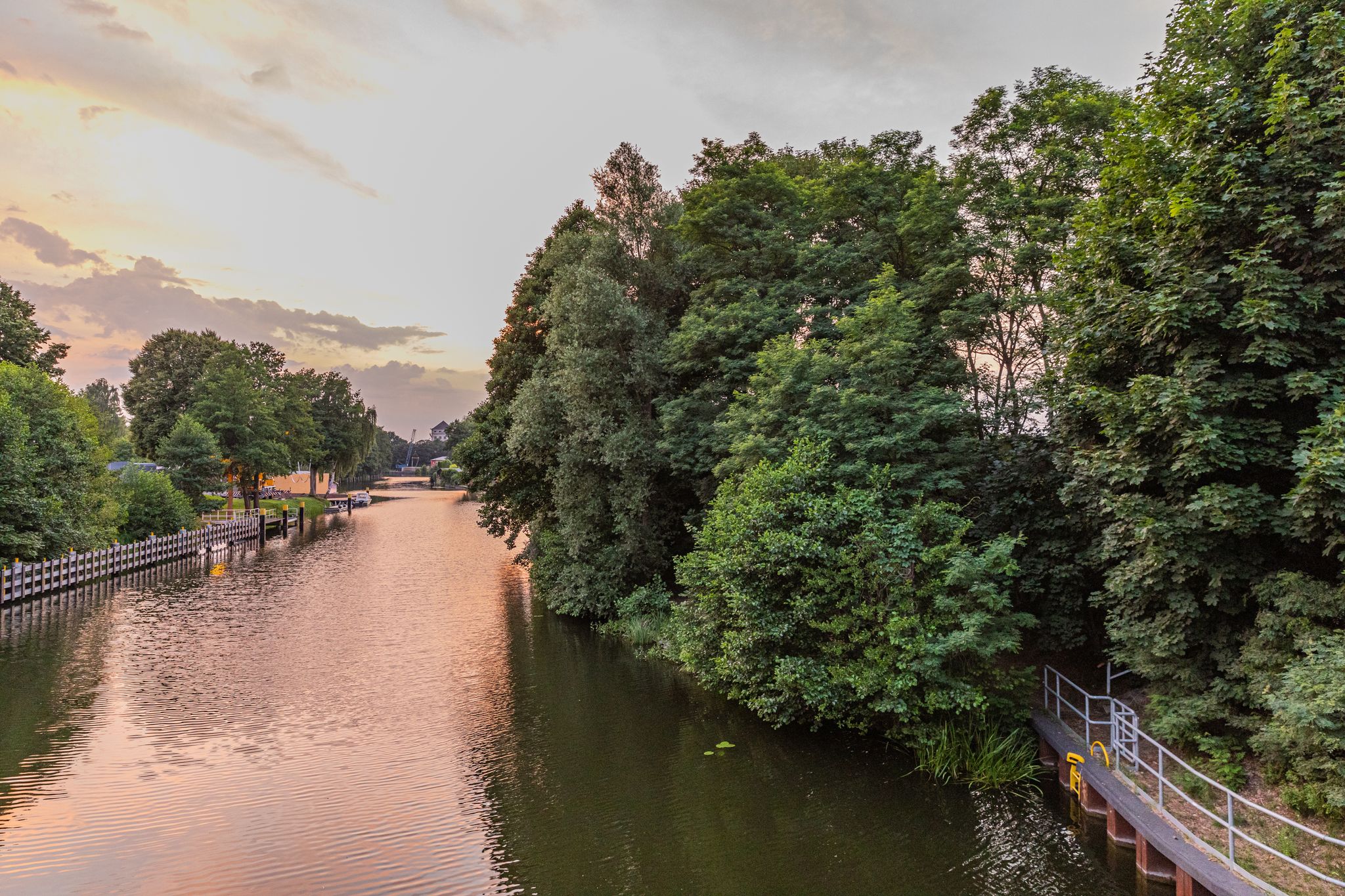 Havel, Blick von der B 96 in Fürstenberg