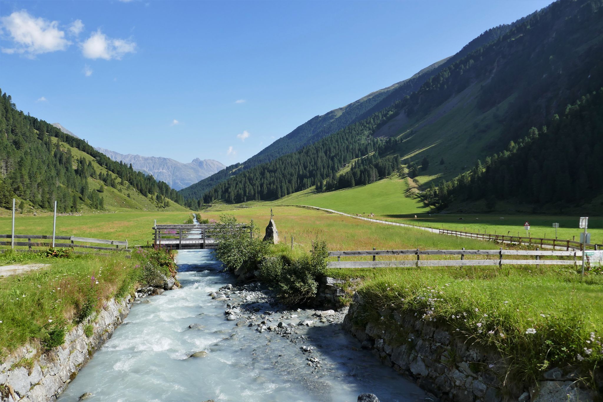 Blick talabwärts