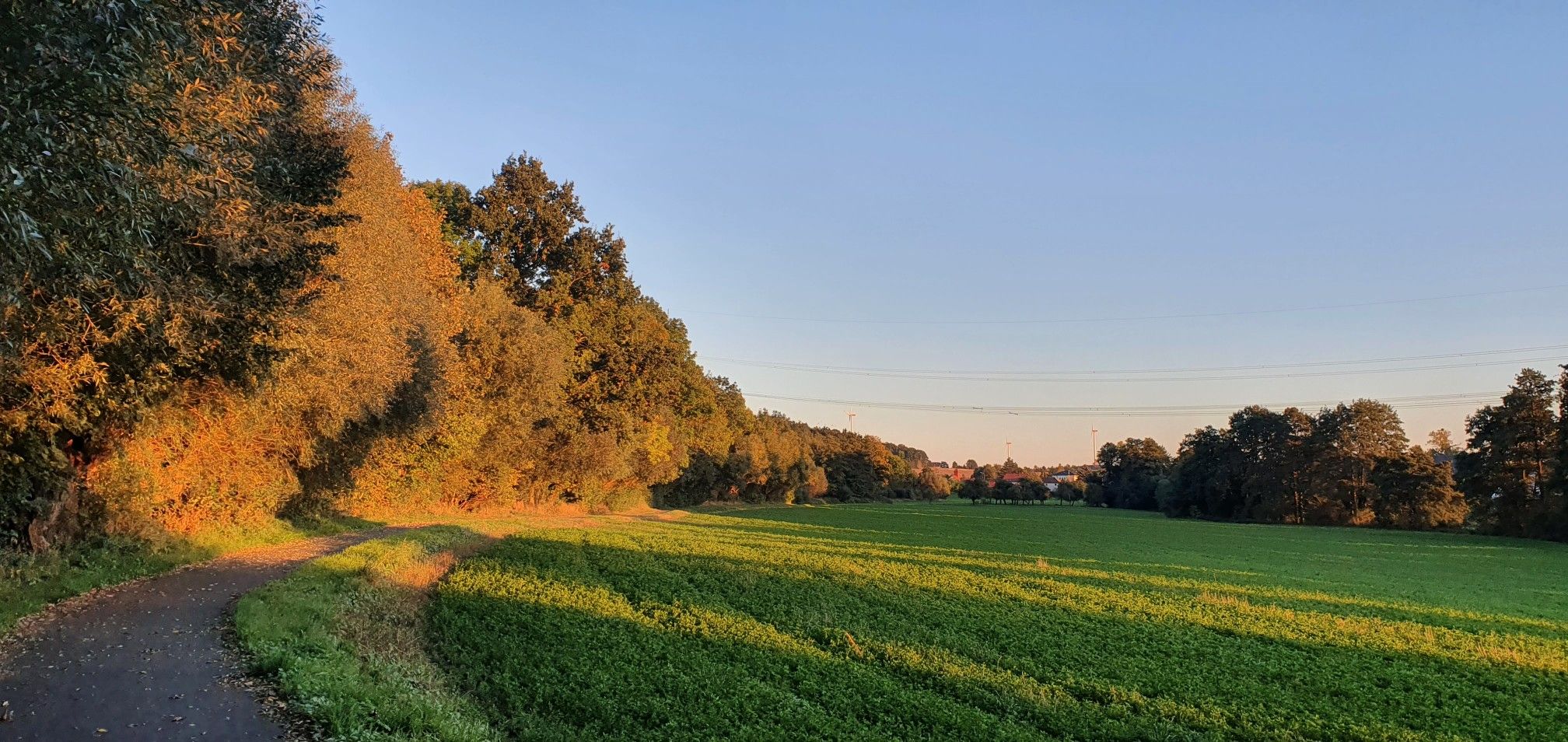 tolle Herbststimmung und Radwege