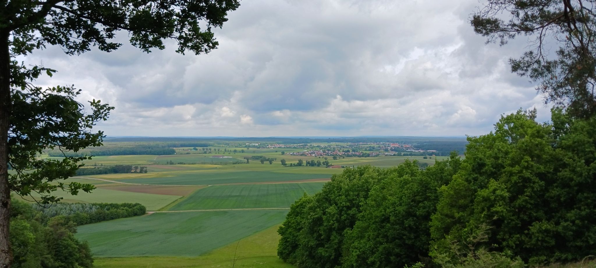 Blick auf Möning - Möninger Berg