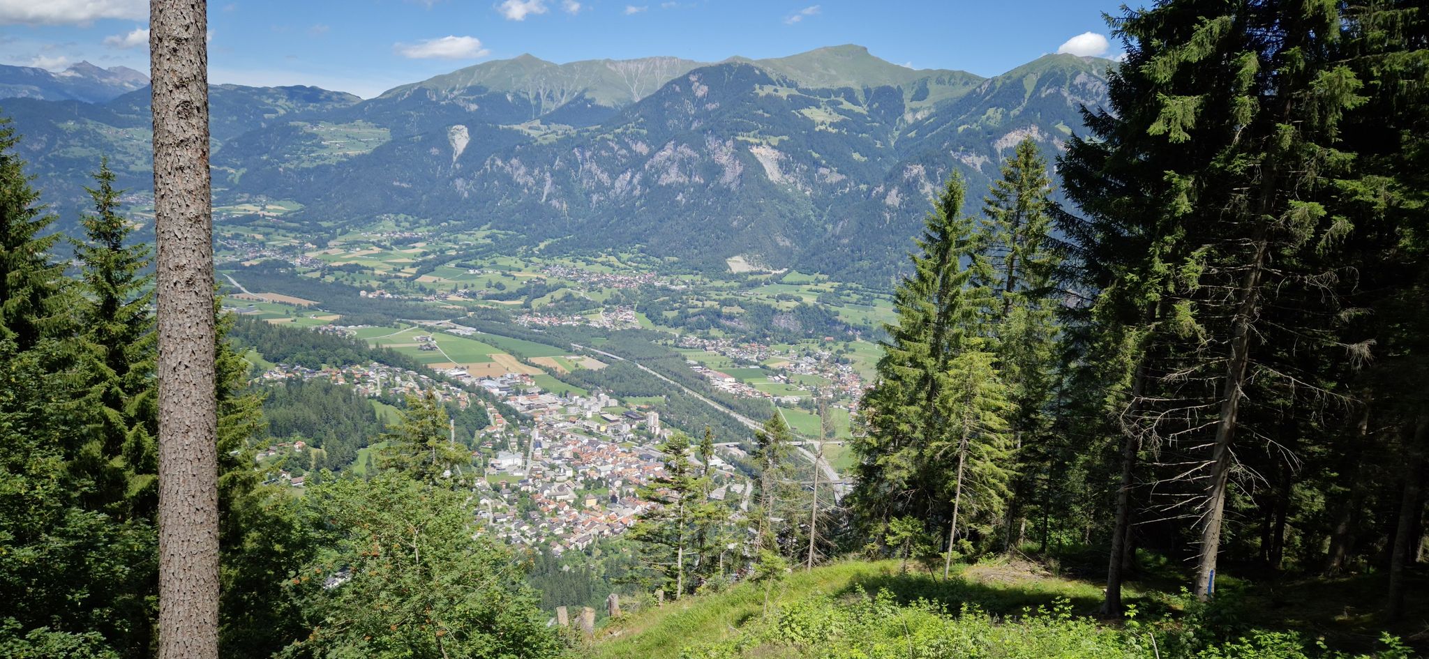 Blick auf Thusis