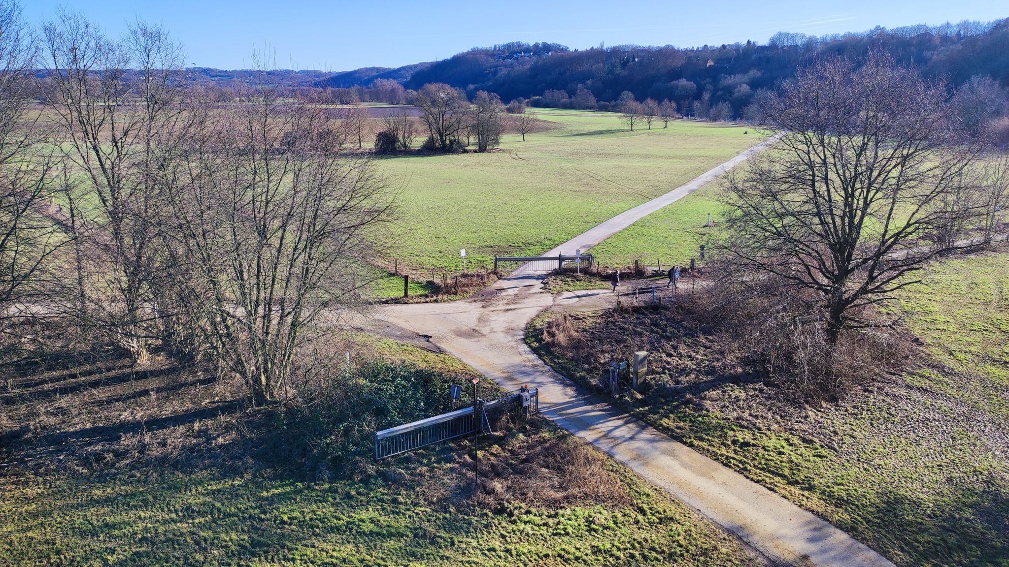 Ruhrauen von der Kosterbrücke aus