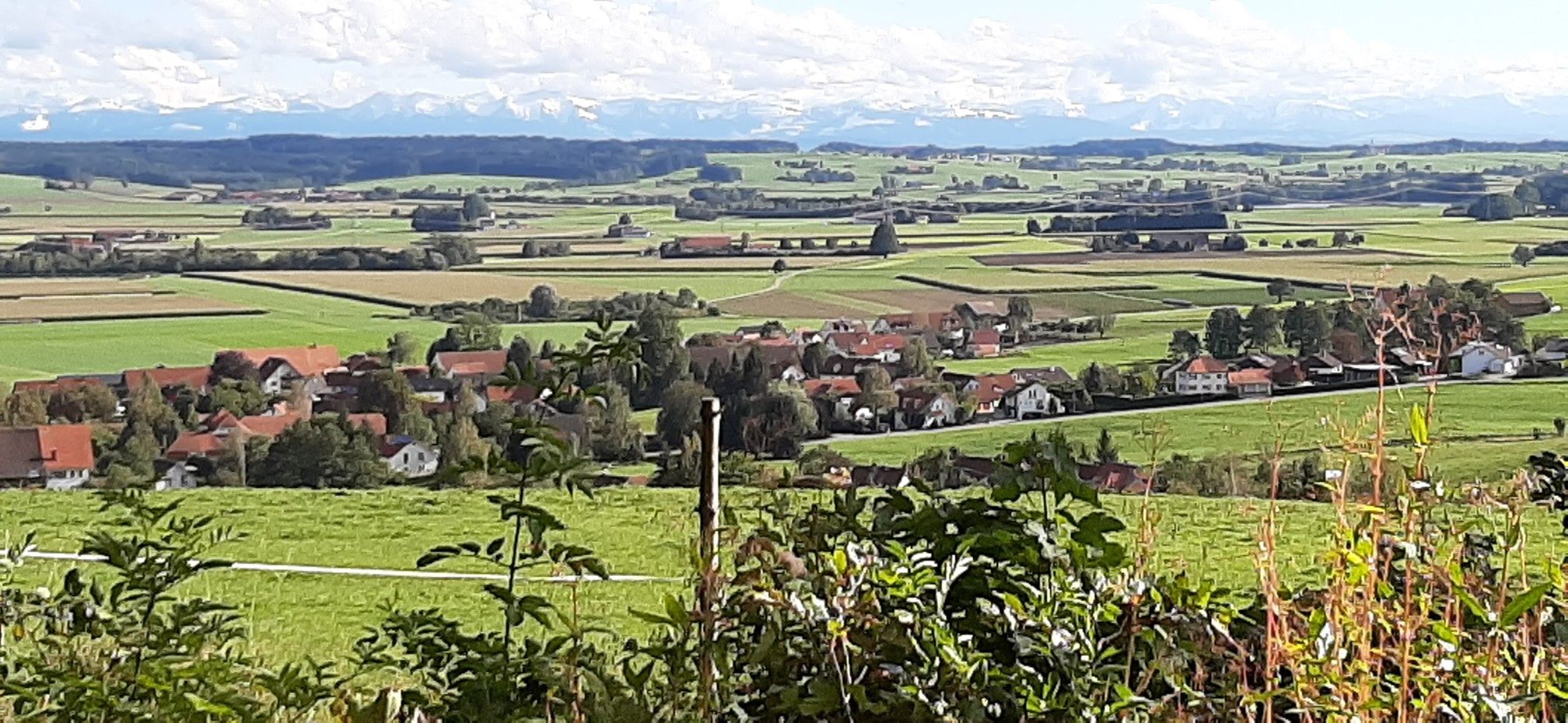 frisch eingeschneite Nagelfluhkette