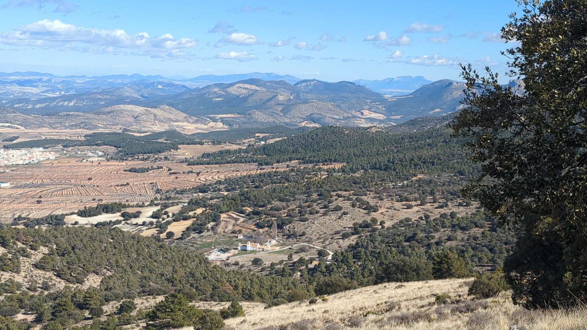 Blick auf die Ermita Virgen de la Cabeza