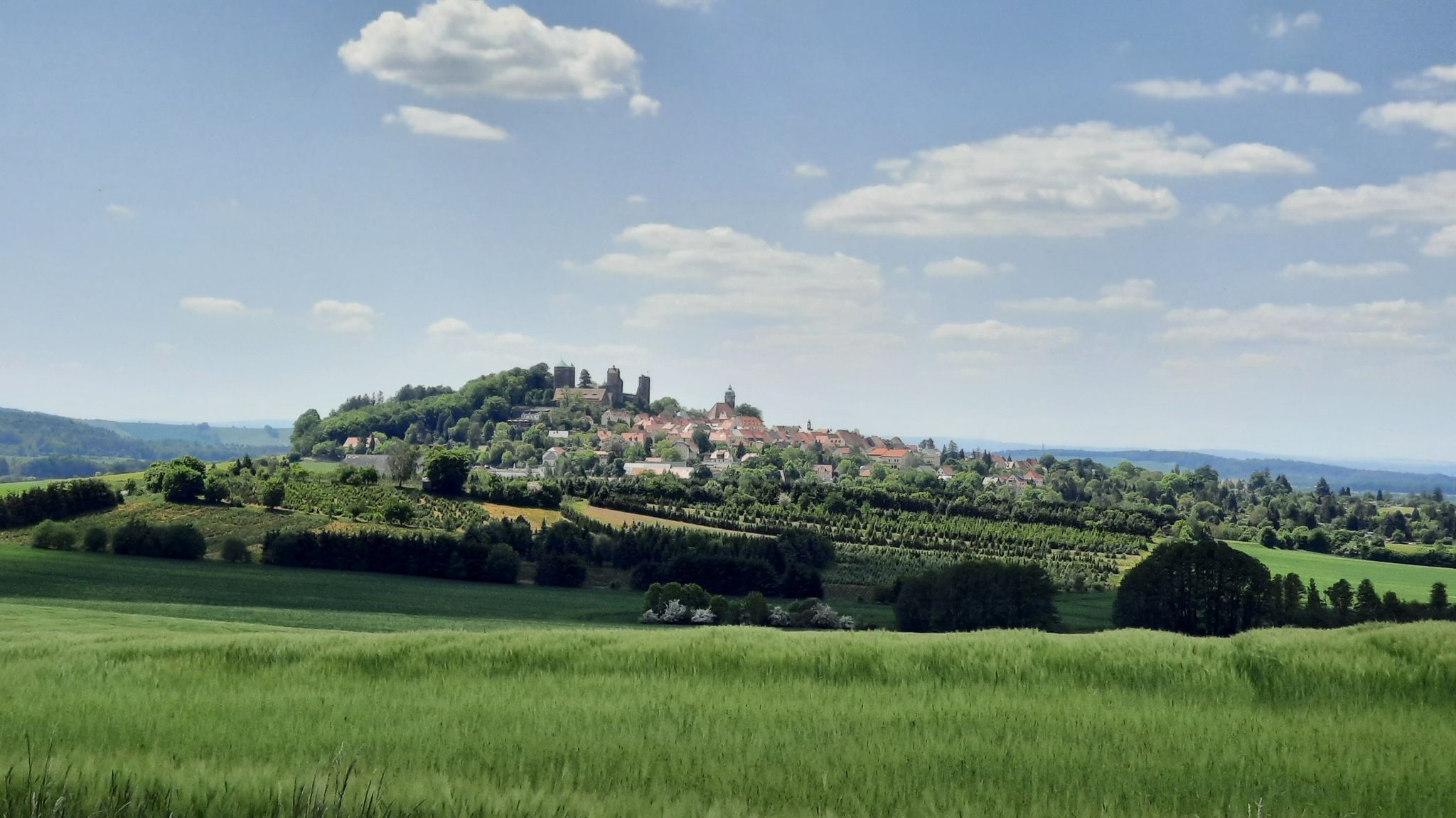 Stolpen mit Burg