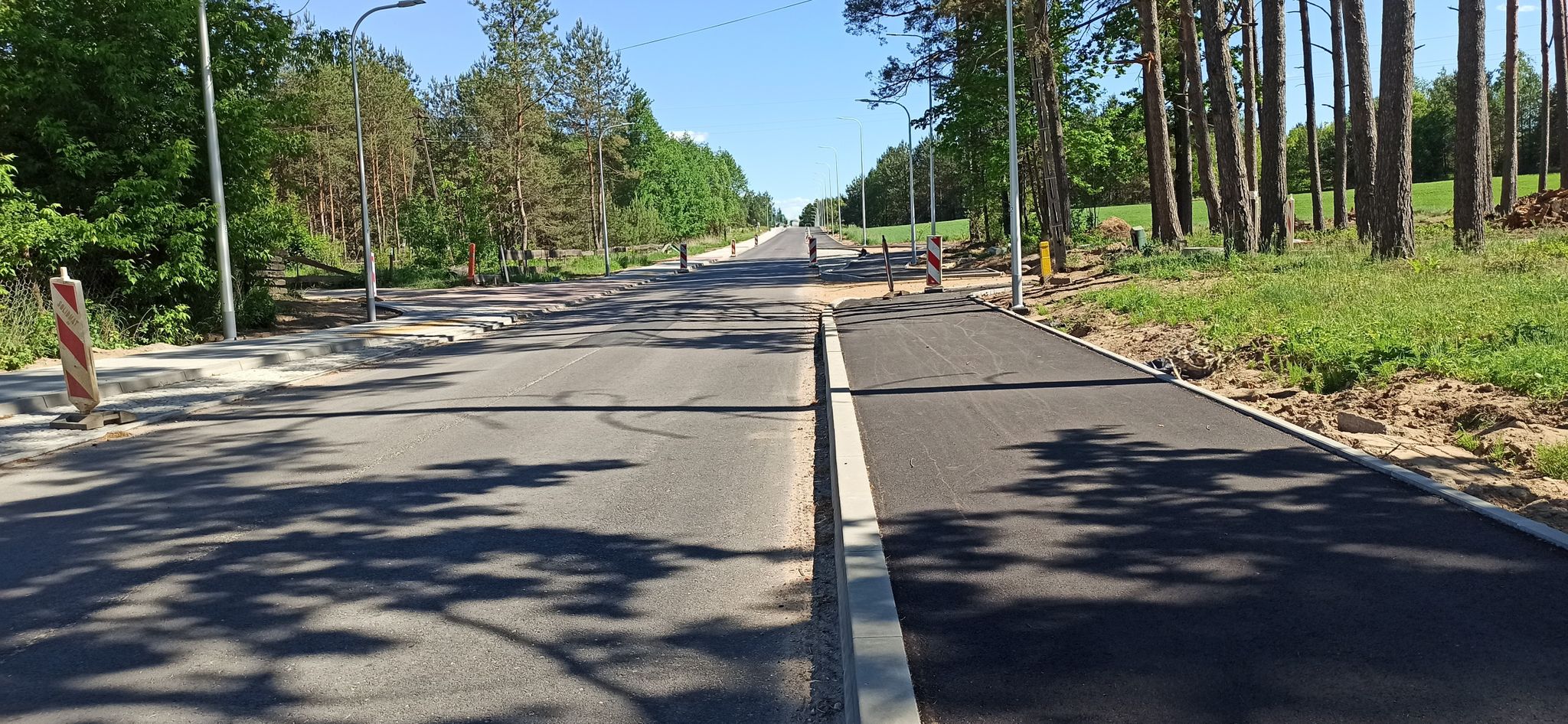 przebudowa rowerowej przelotówki przez Ciasne nabiera asfaltowych rumieńców