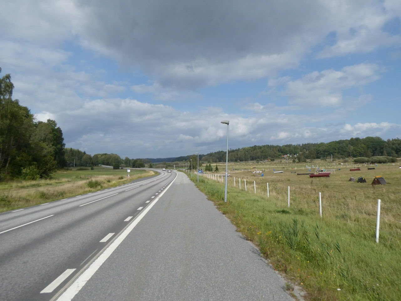 Landstraße bei Nynäshamn
