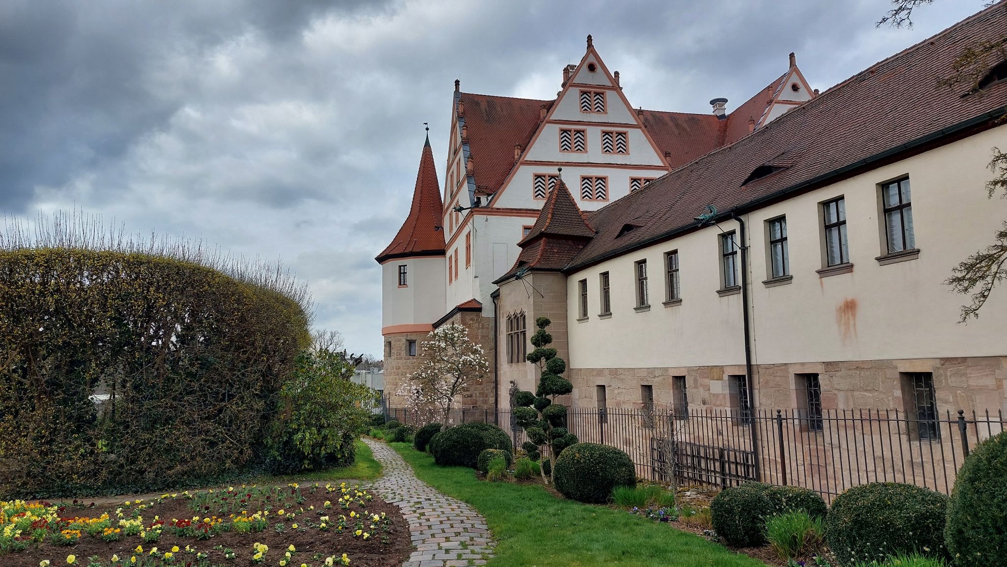 Blick aus dem Schlossgarten