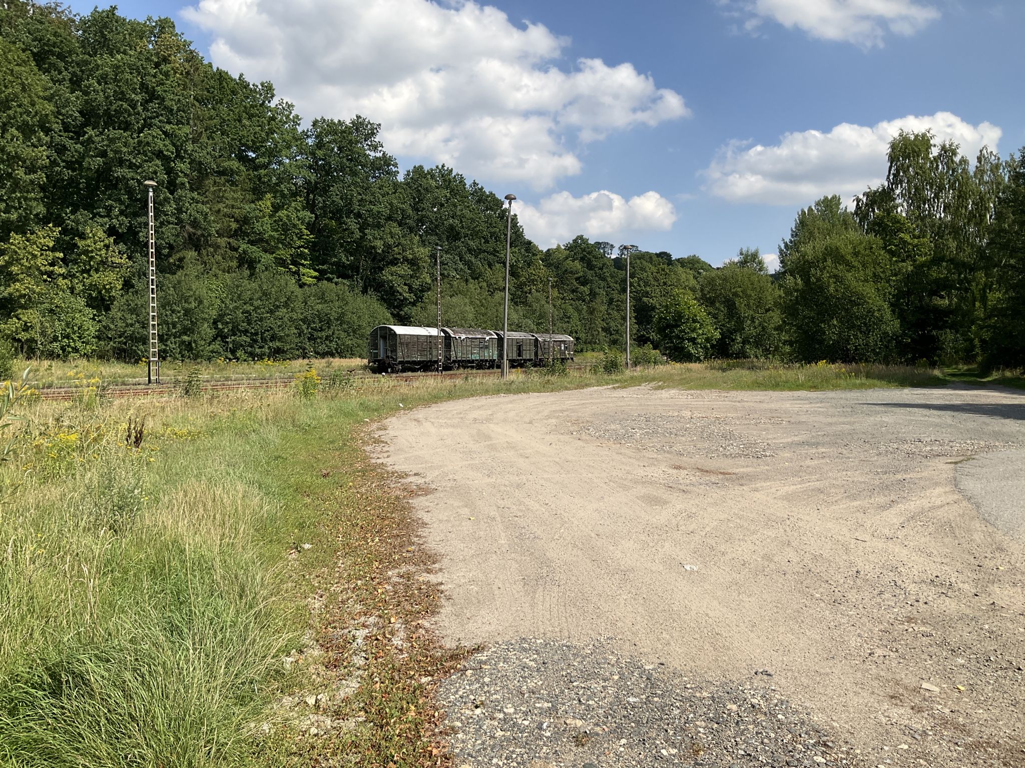 alte Waggons Normalspur