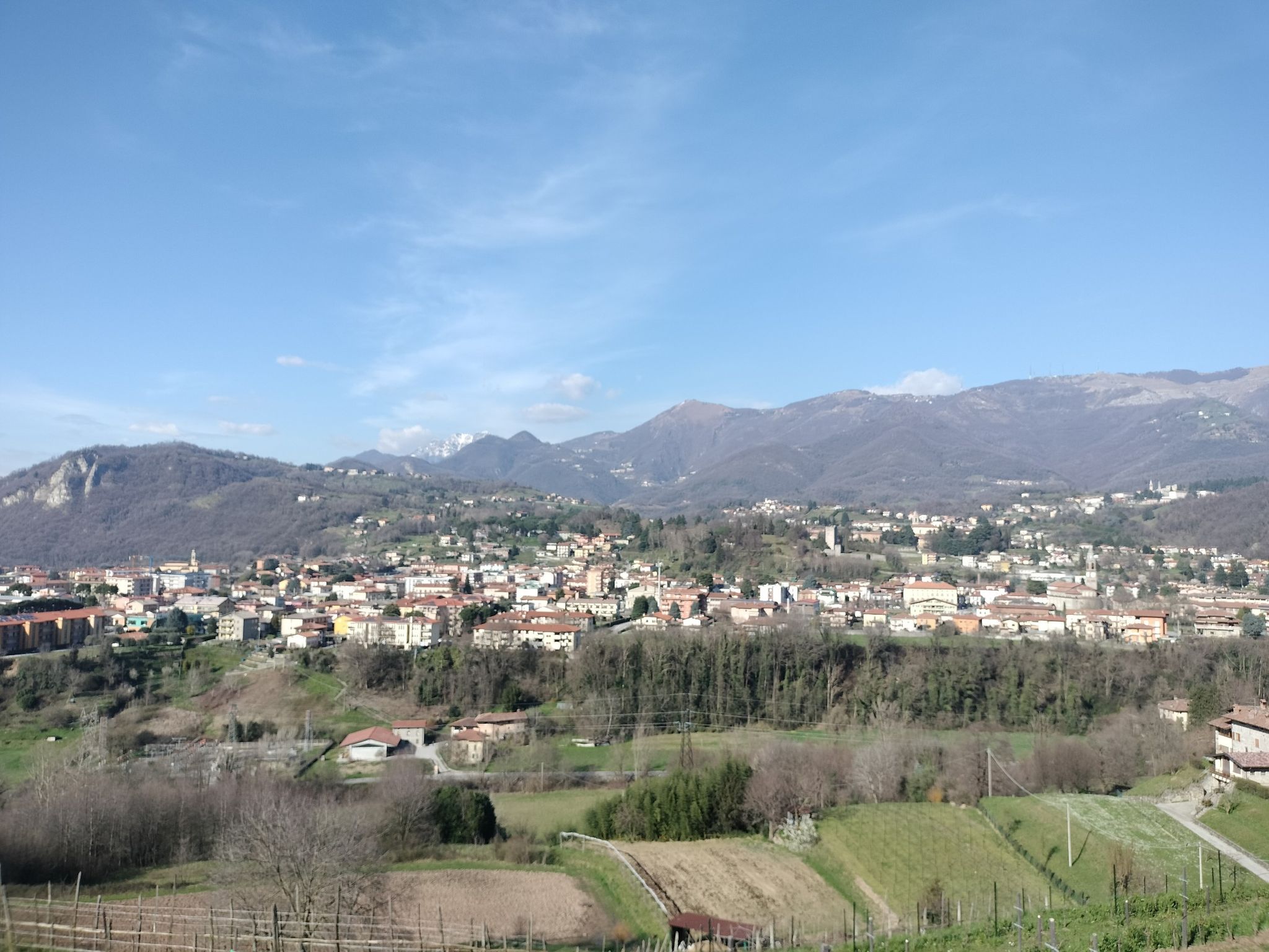 Panorama su Cisano Bergamasco.