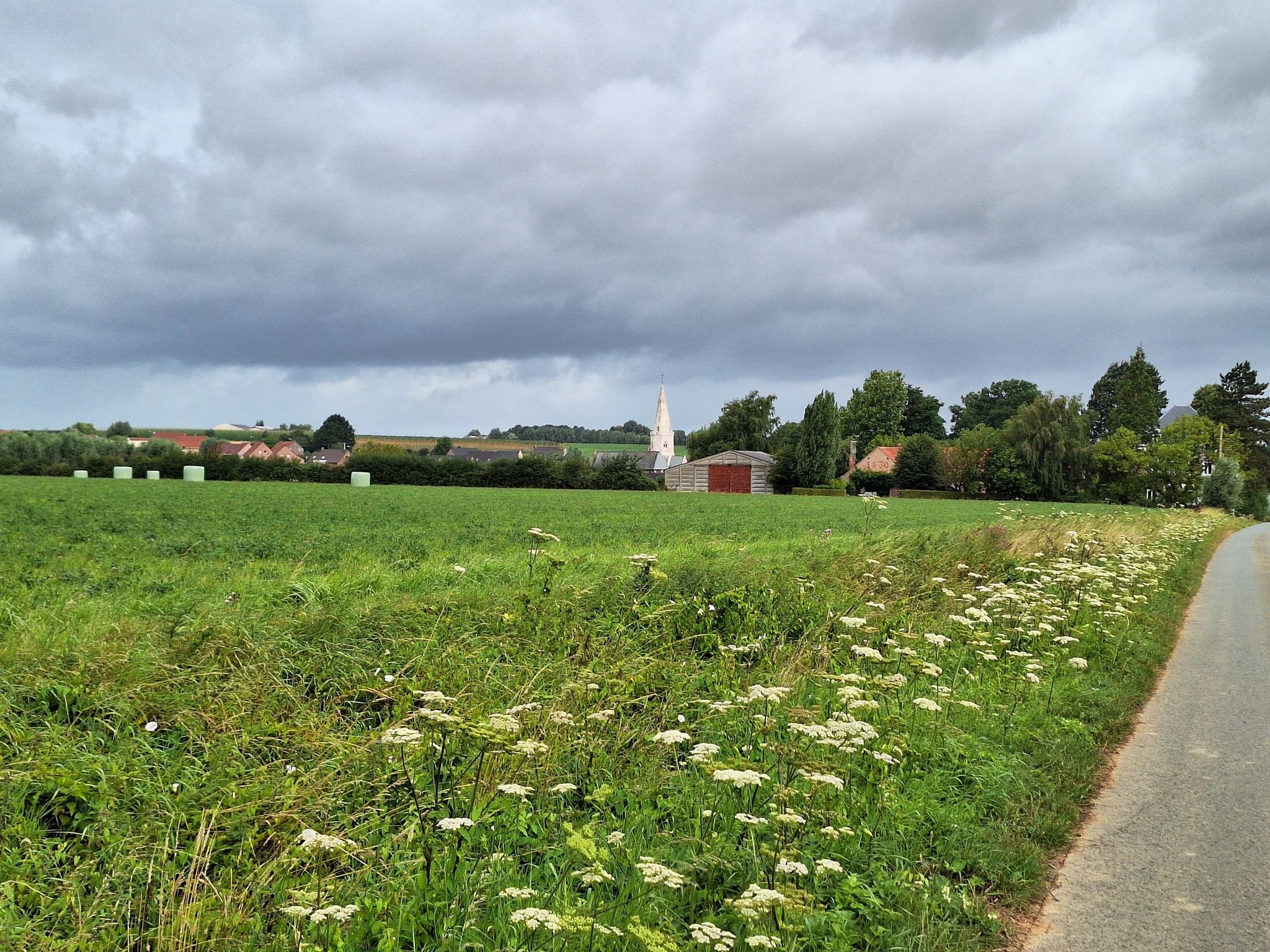clocher du 12ème siècle de Sercus