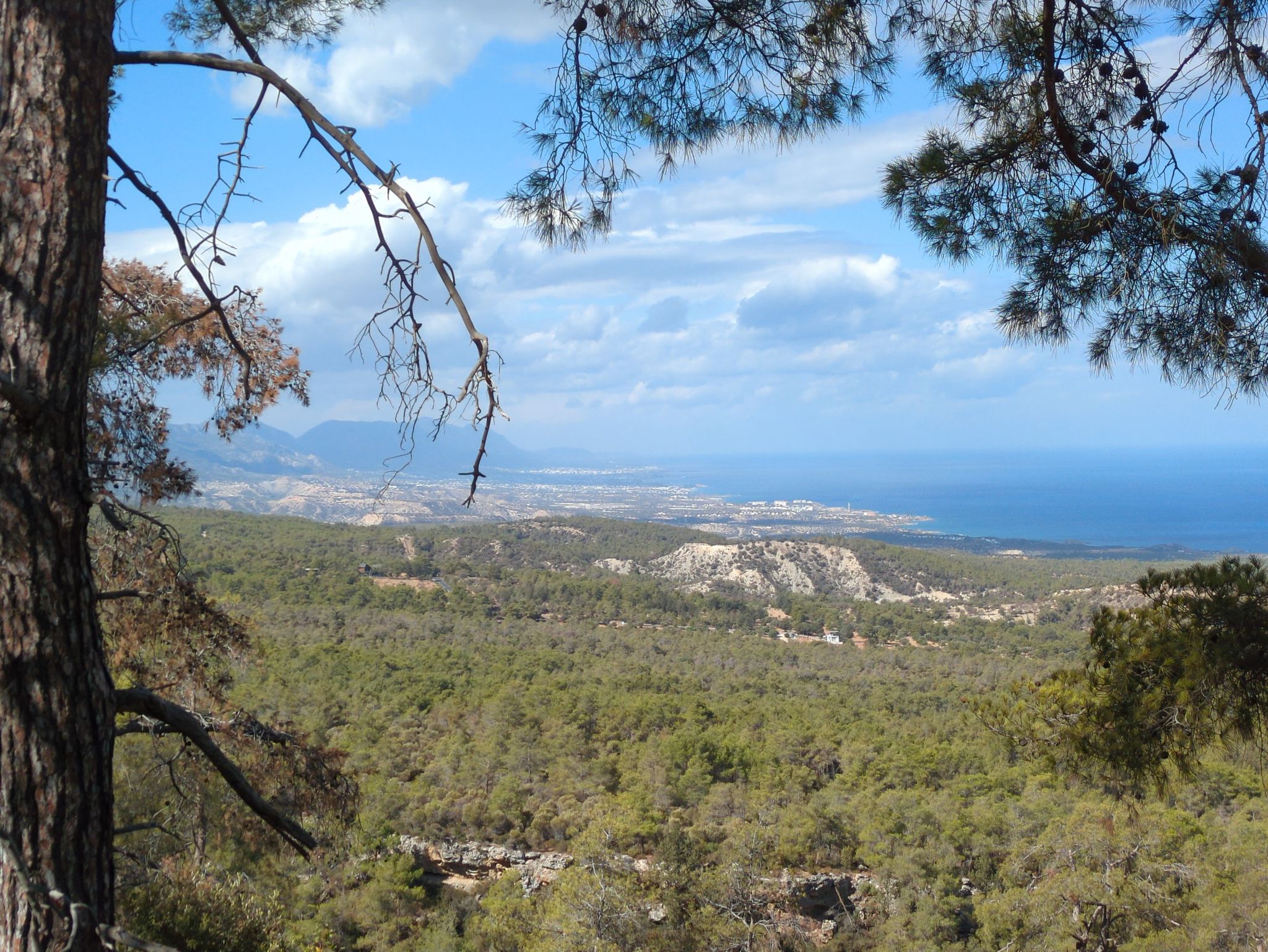 Uitzicht richting Girne