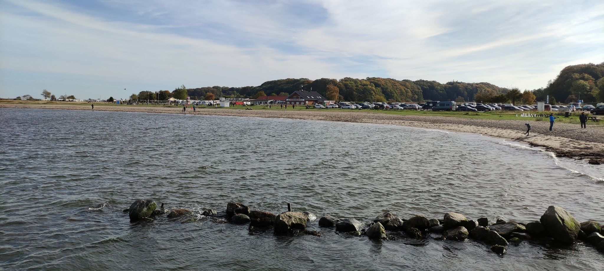 Strand von der Seebrücke aus