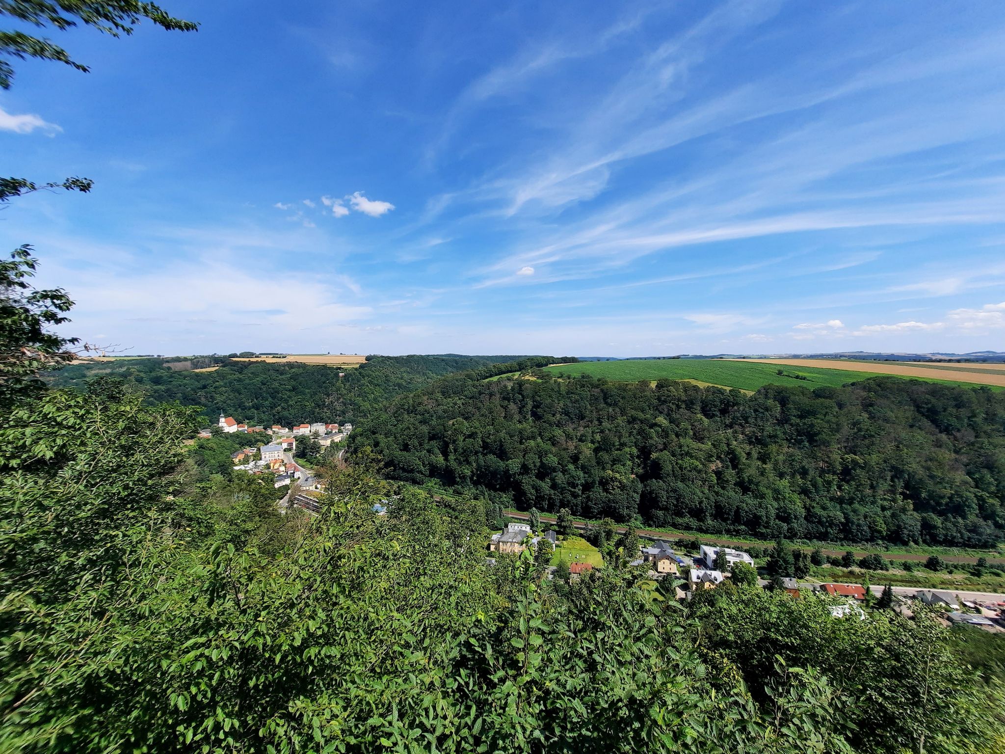 welch eine Aussicht vom Heinrichseck