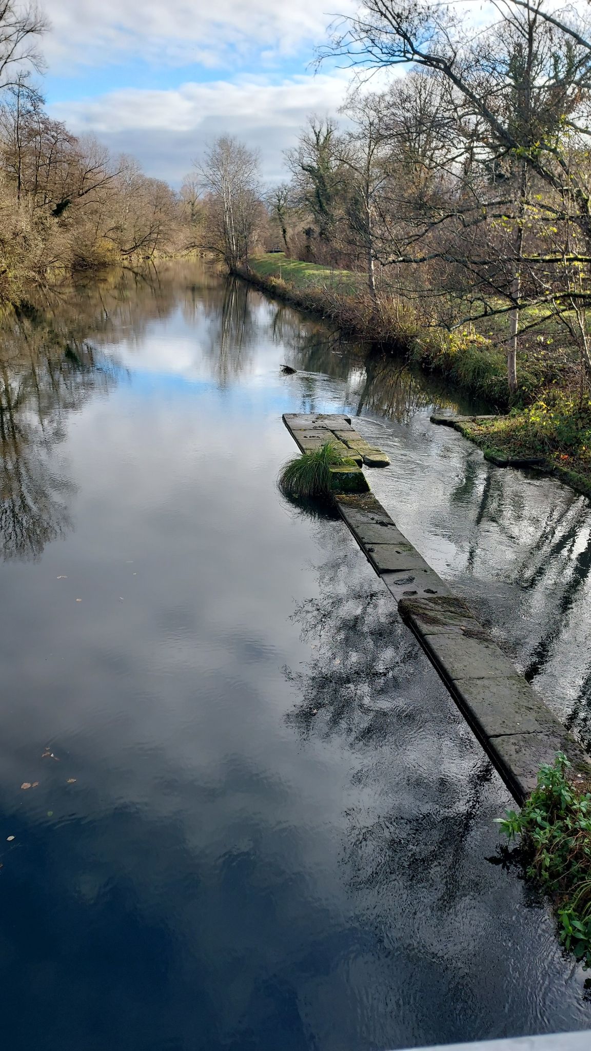 Alte Schleuse im Reservat Naturelle de Erstein