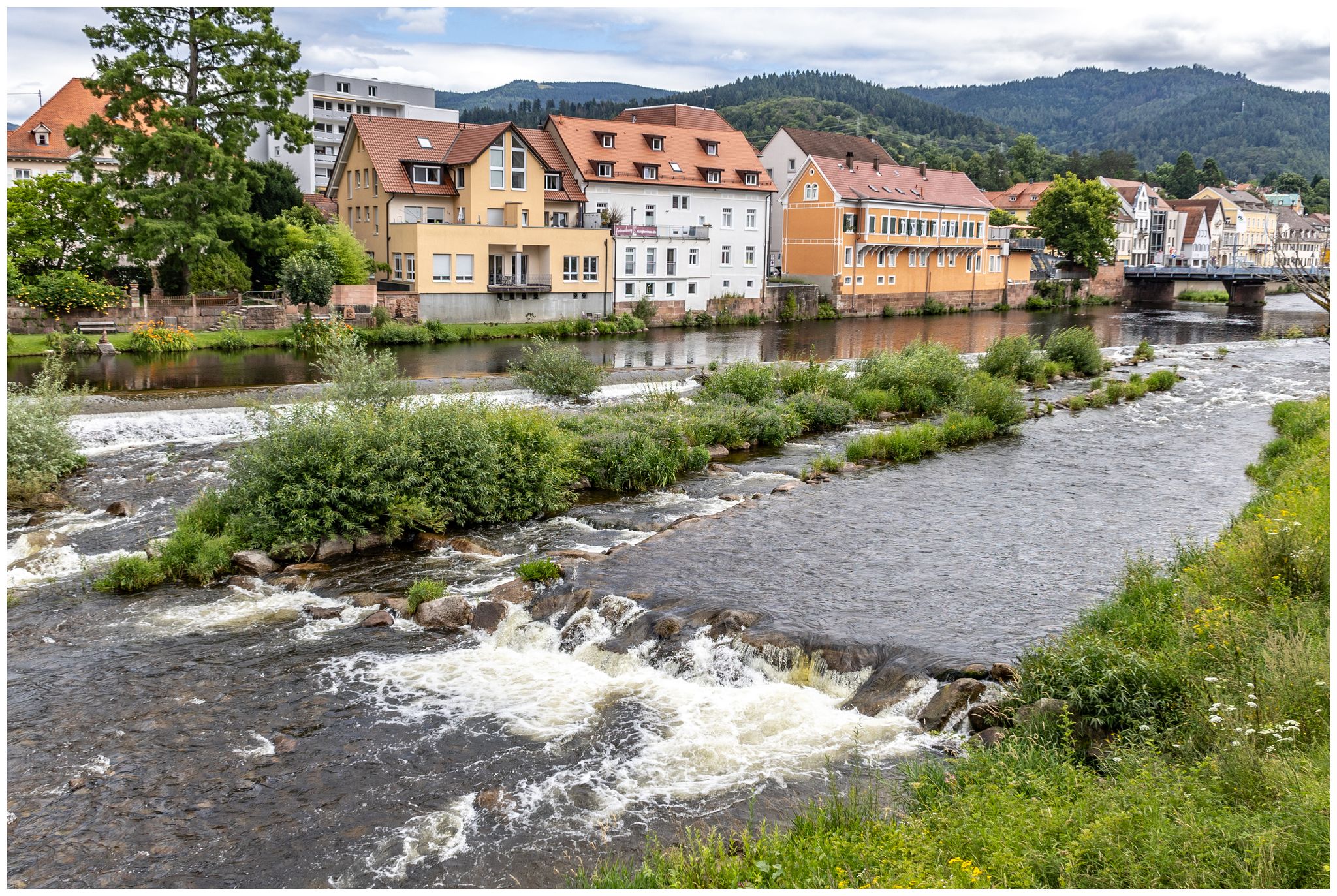 Renaturierte Murg in Gernsbach