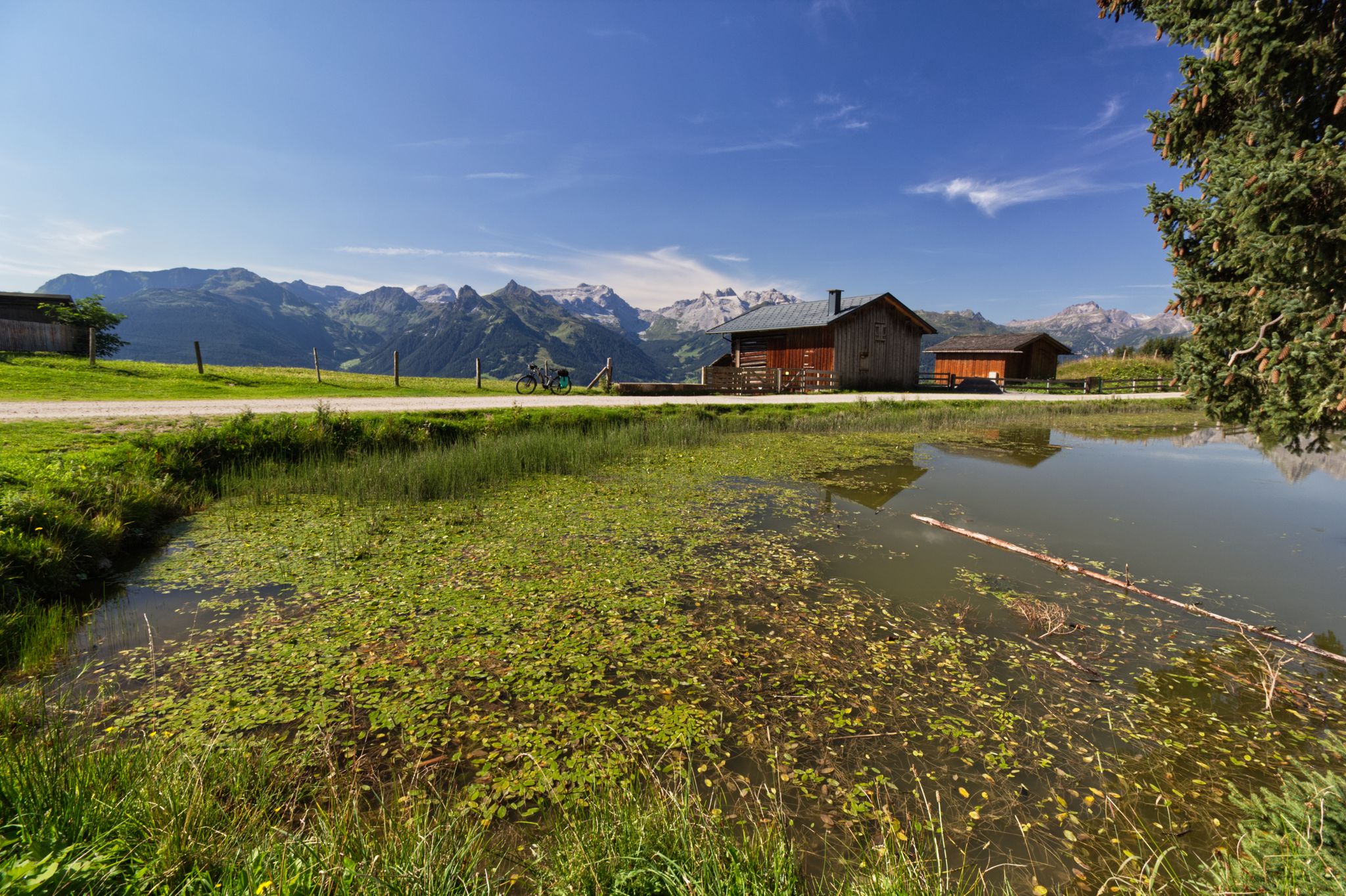 Fritzensee gegen Rätikon