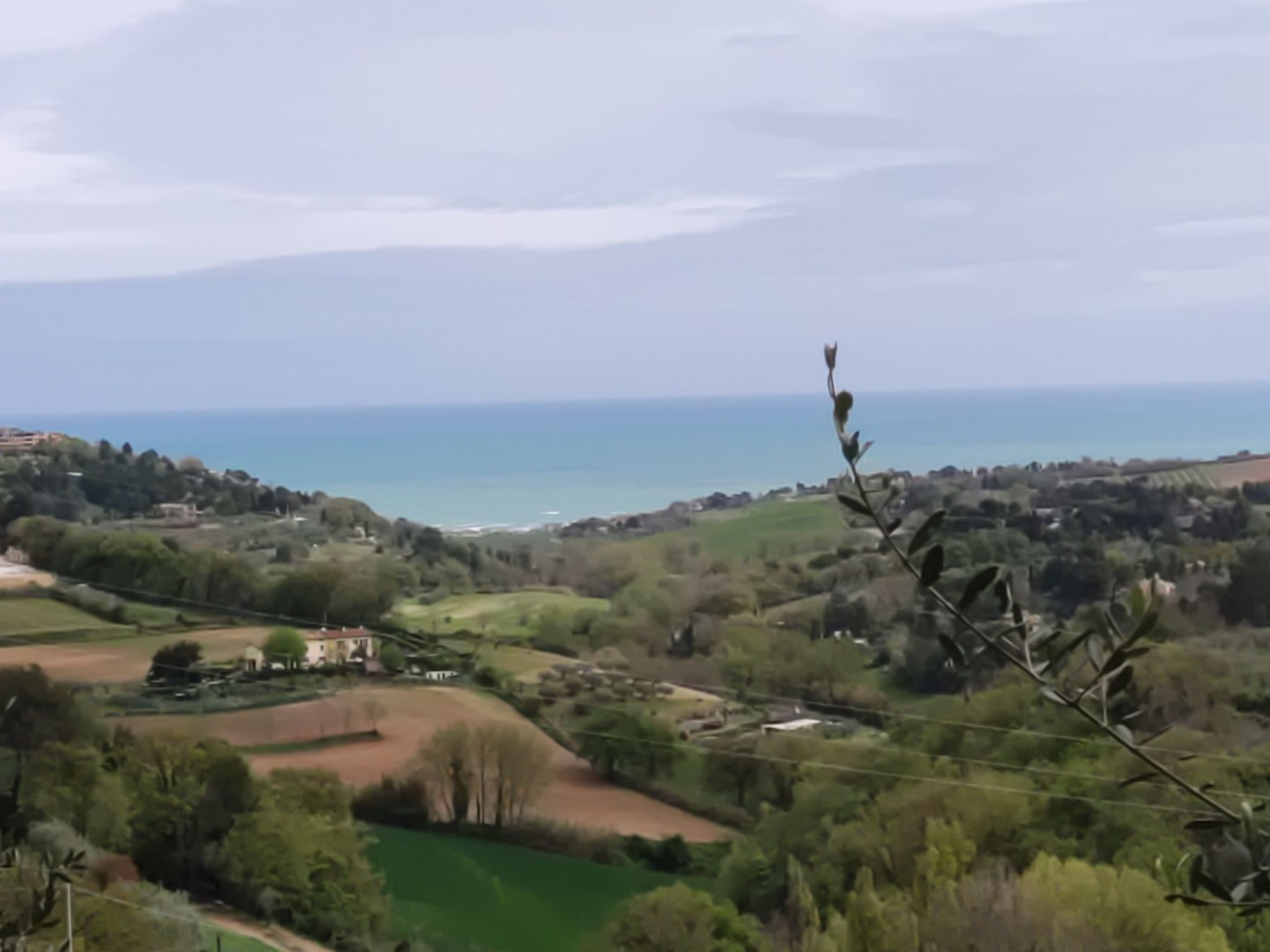 Ausblick auf die Adria bei Pesaro