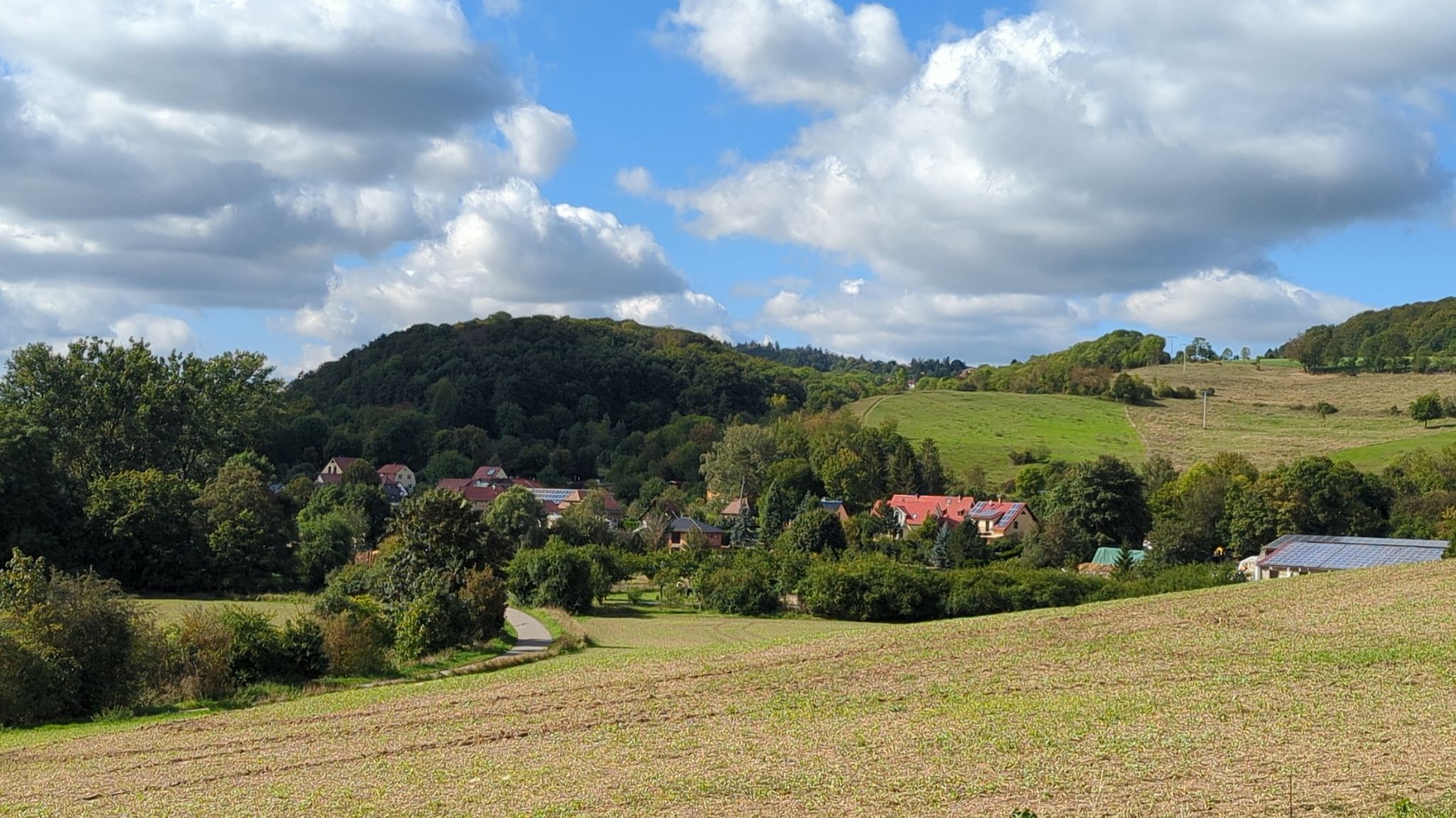 Blick zurück auf Hetschburg